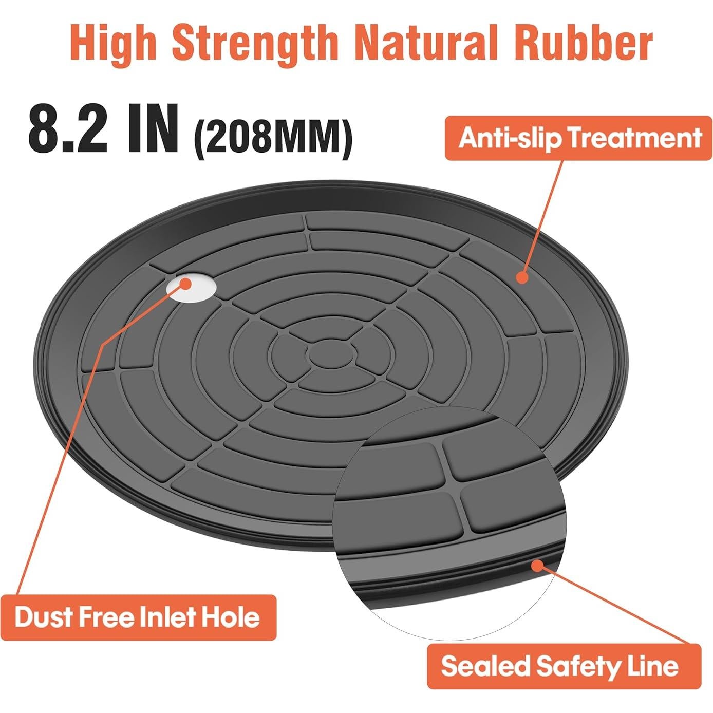 Ventosas de vidrio CWD&SQH 20.8 cm 212 kg 2 unidades