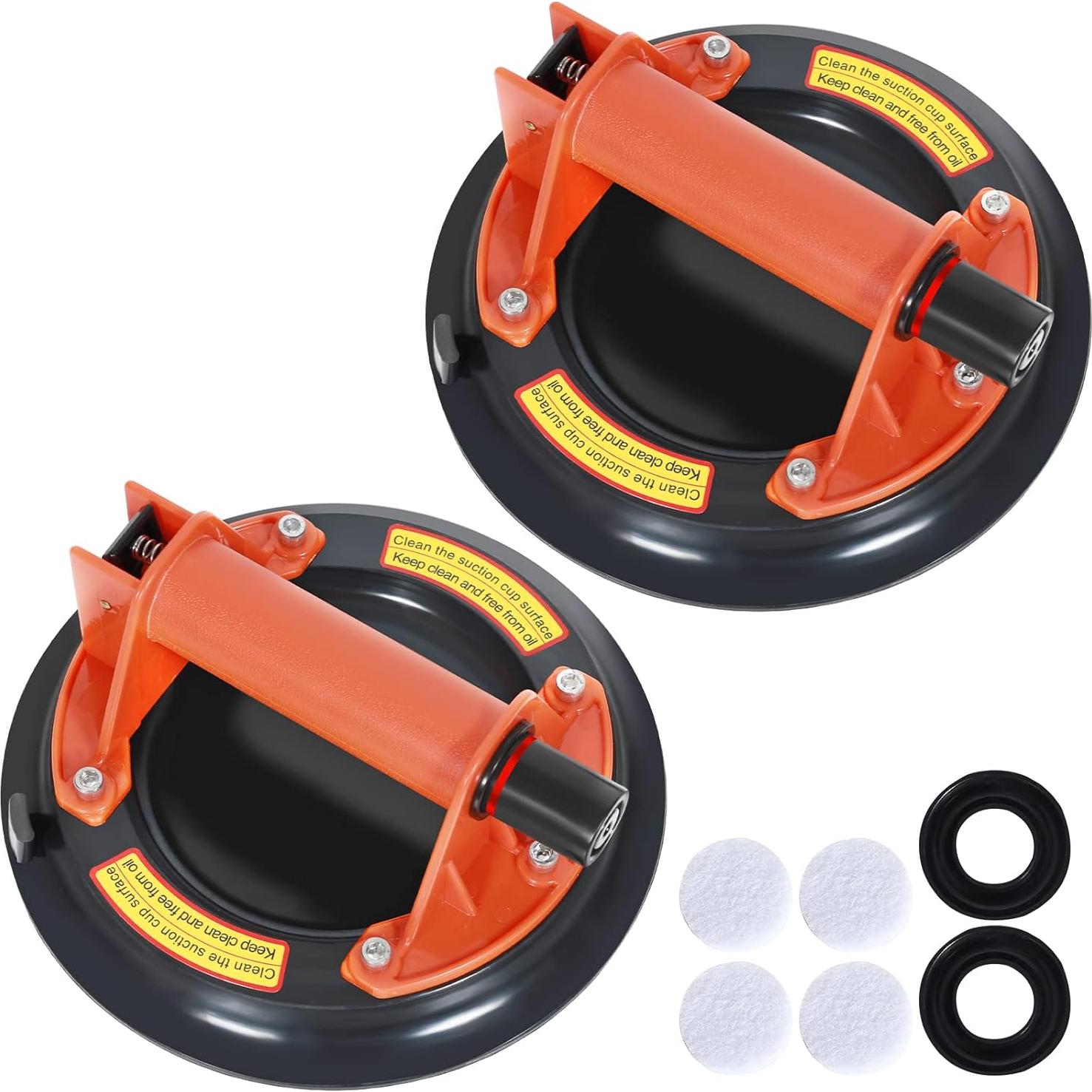 Ventosas de vidrio CWD&SQH 20.8 cm 212 kg 2 unidades