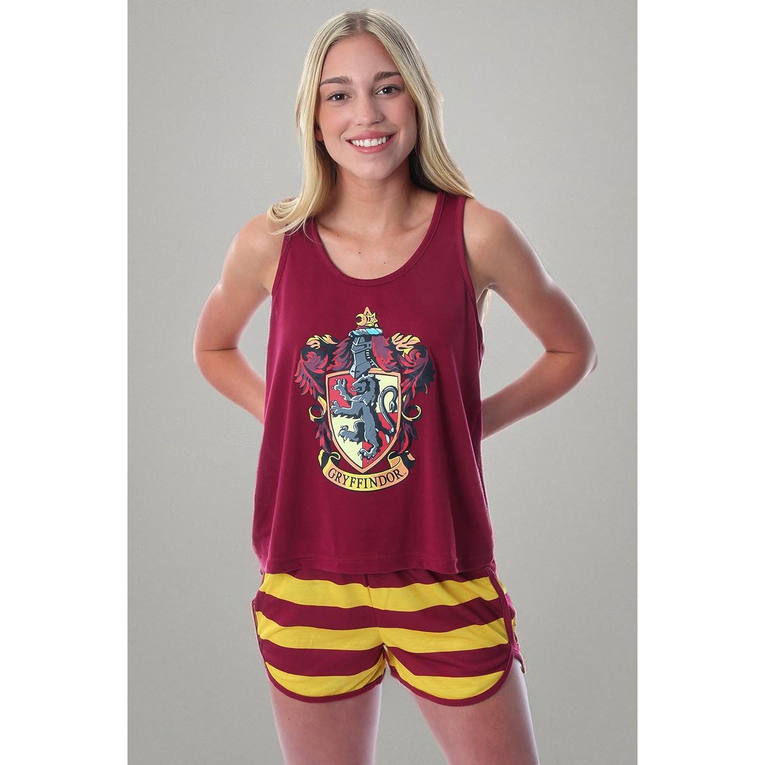 Pijama Harry Potter Mujeres Tank Top y Shorts Gryffindor