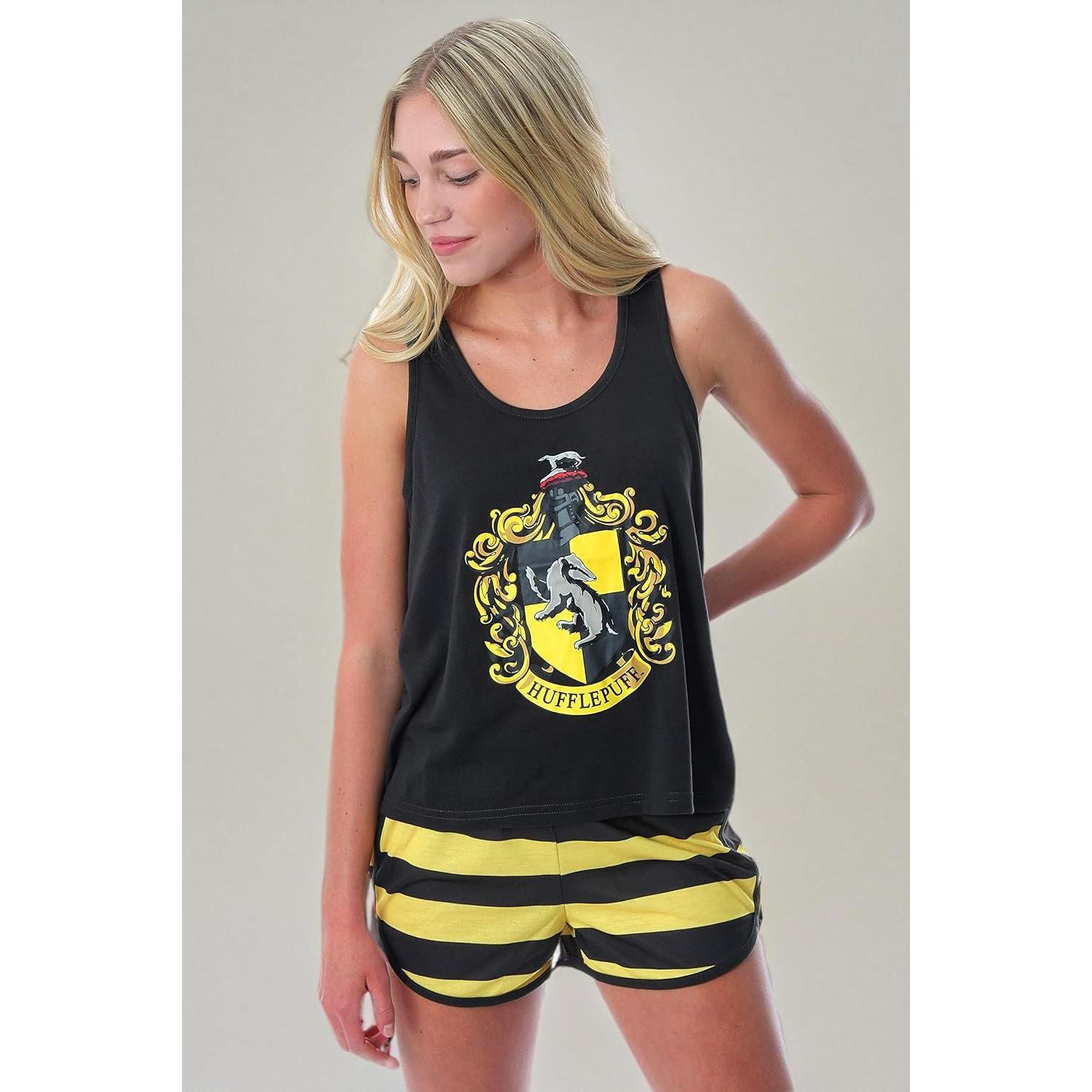 Pijama Tank Top y Shorts Hufflepuff Harry Potter - Intimo
