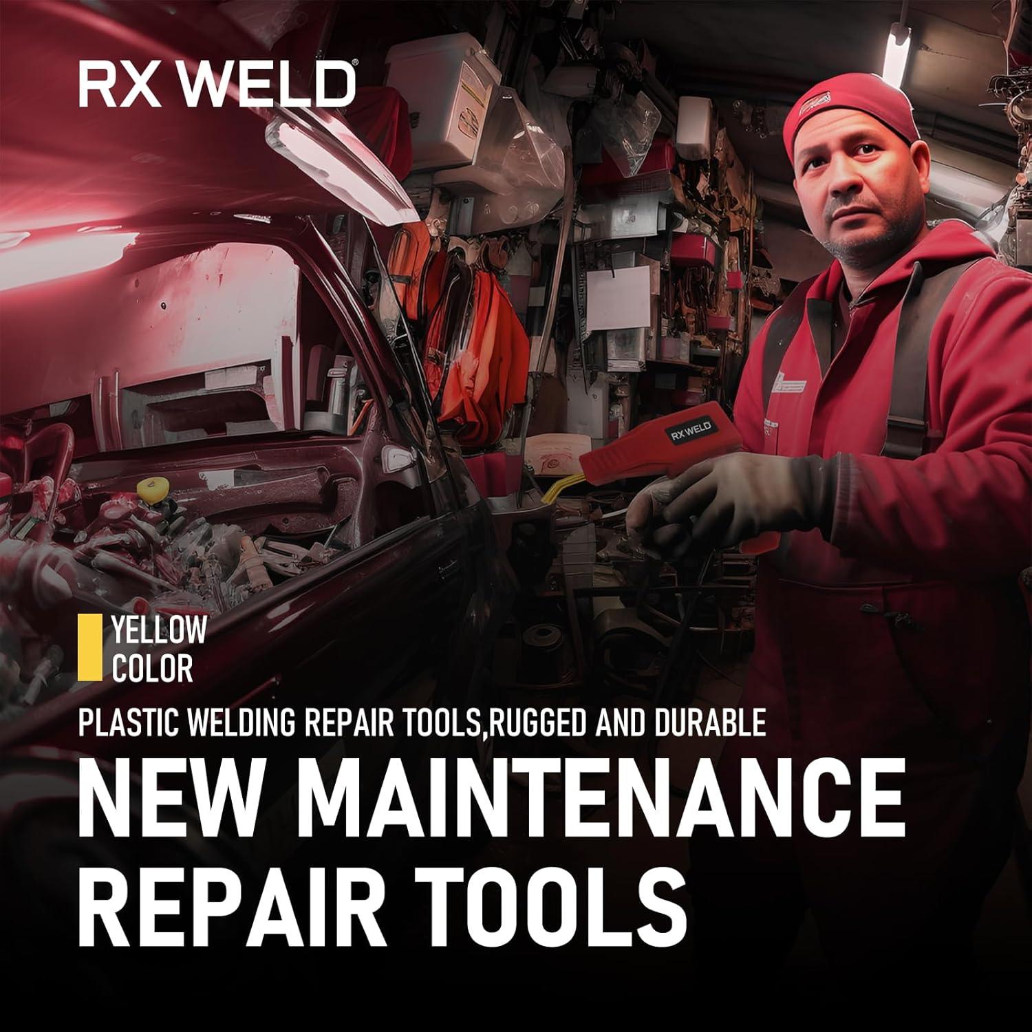 Kit de Soldadura de Plástico RX WELD 2 en 1 100W Amarillo