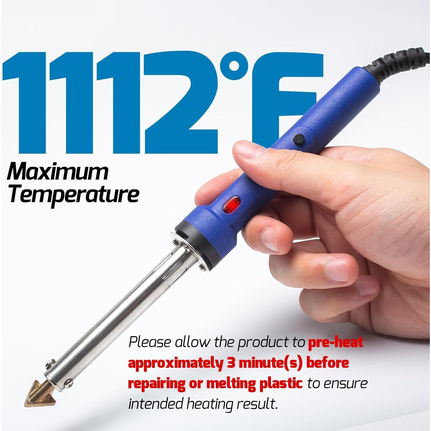 Kit de Soldador de Plástico WEP 960-IV 110V 60W con Accesorios