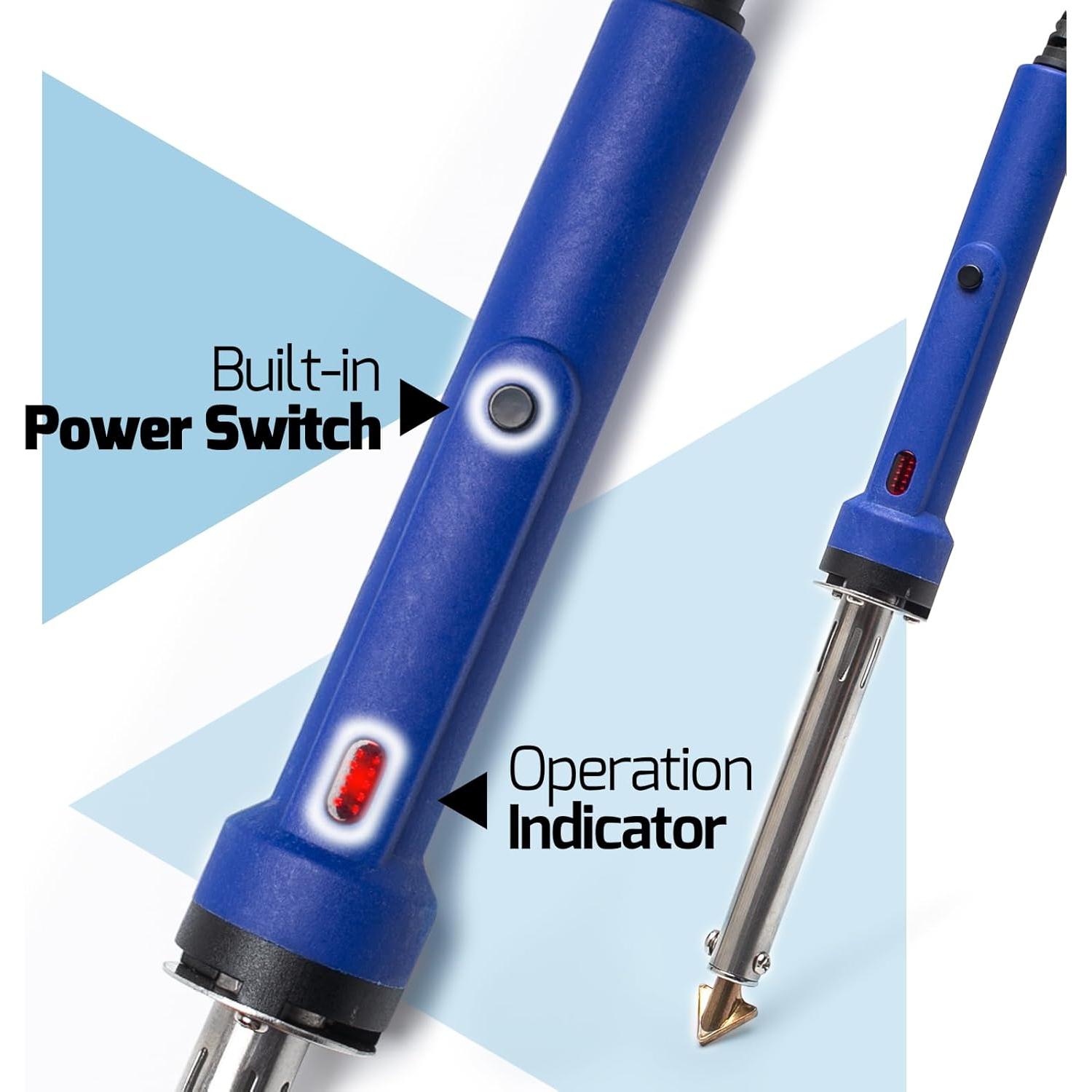 Kit de Soldador de Plástico WEP 960-IV 110V 60W con Accesorios