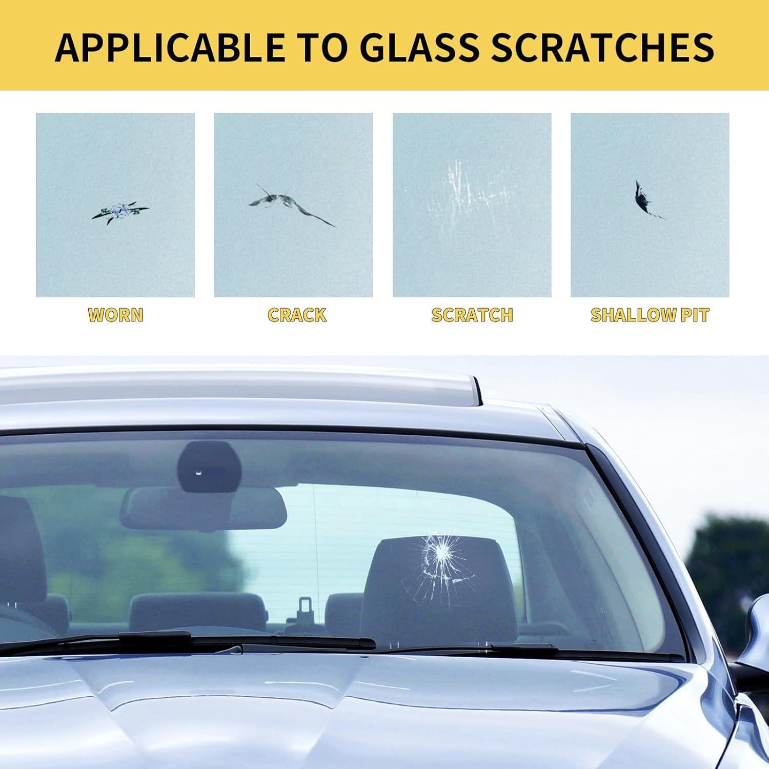 Kit de Reparación de Parabrisas LOCBONDSO para Chips y Grietas