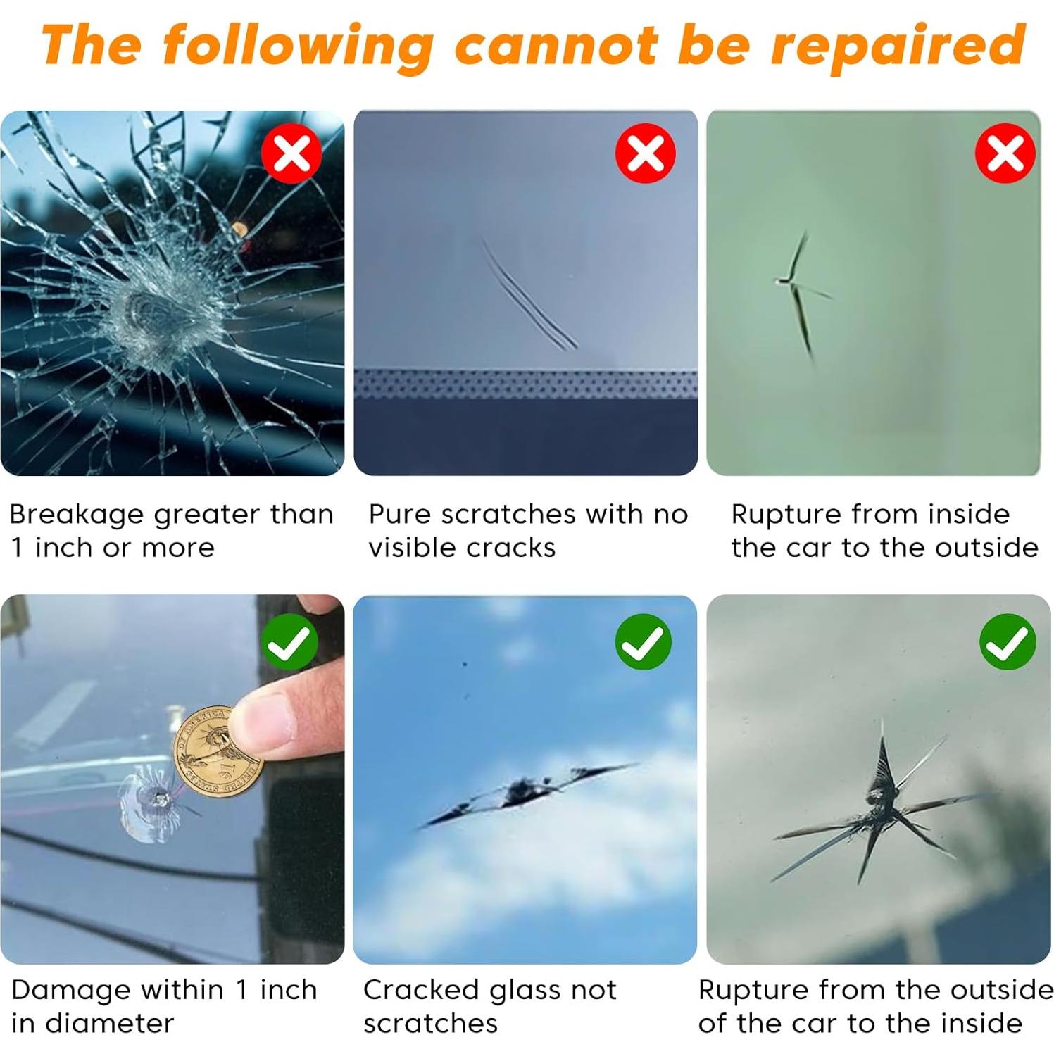 Kit de Reparación de Grietas en Parabrisas BSONEDO WRK-15004B