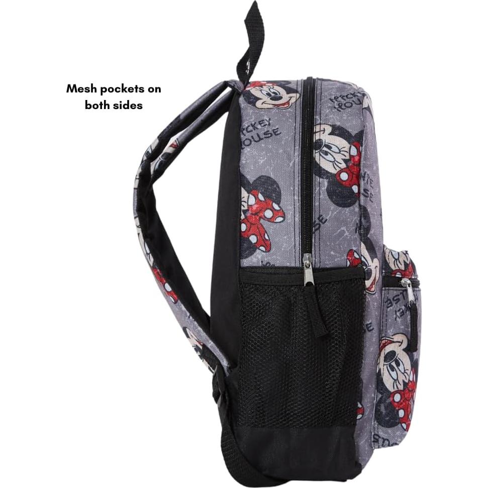 Mochila Disney Mickey y Minnie 40 cm para niños y adultos
