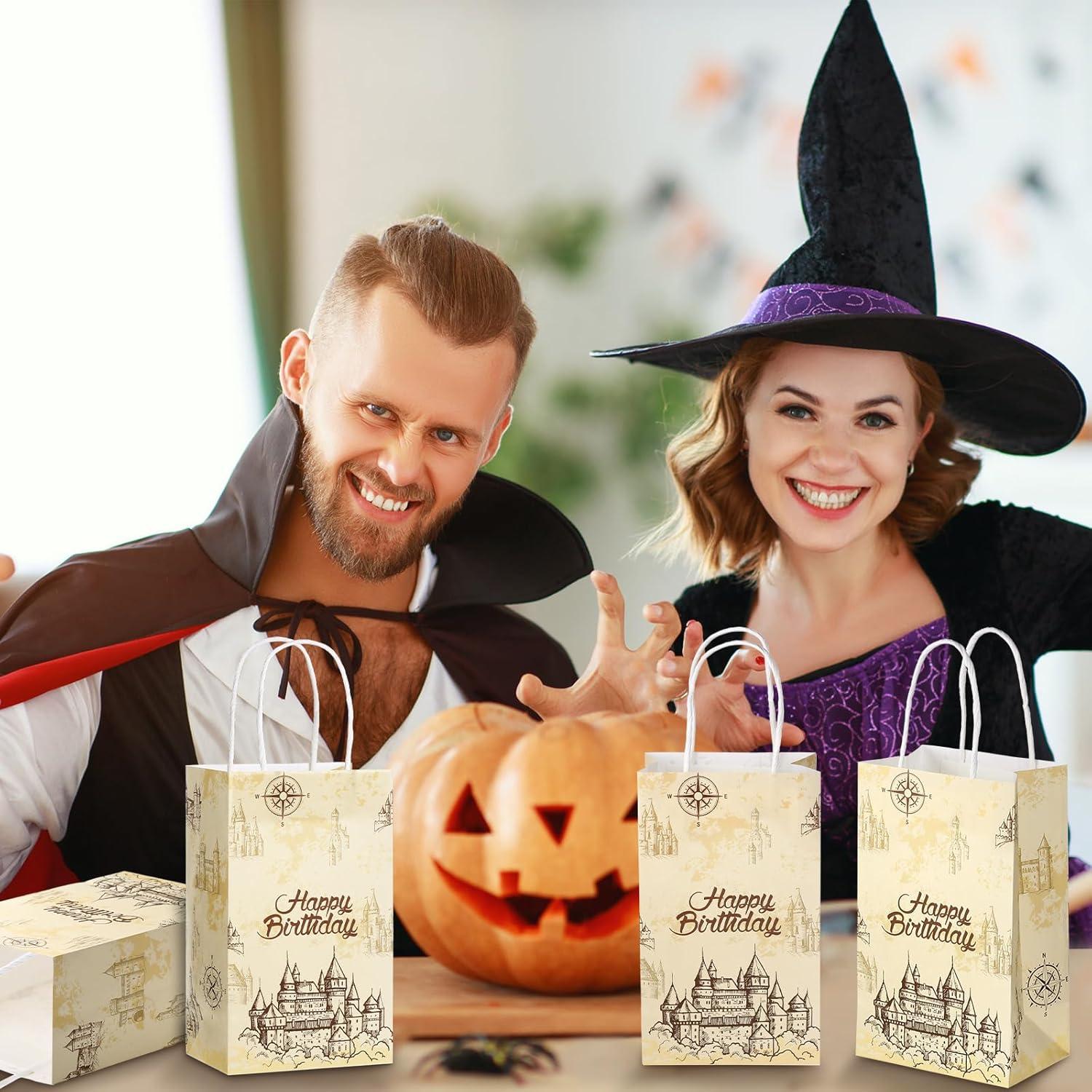 Bolsas de Papel de Regalo Treela 24 Pcs Halloween Vintage