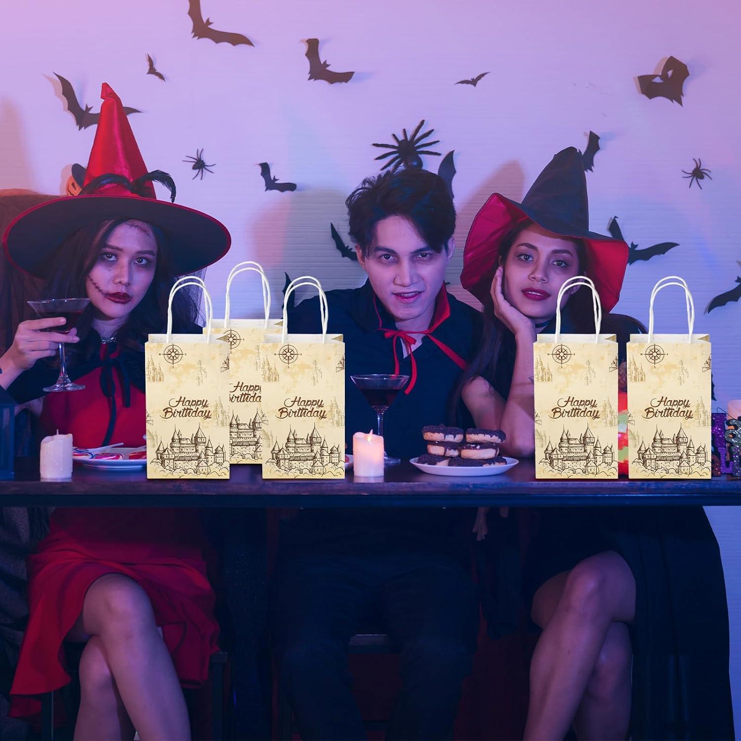 Bolsas de Papel de Regalo Mágico Treela 24 Pcs Halloween