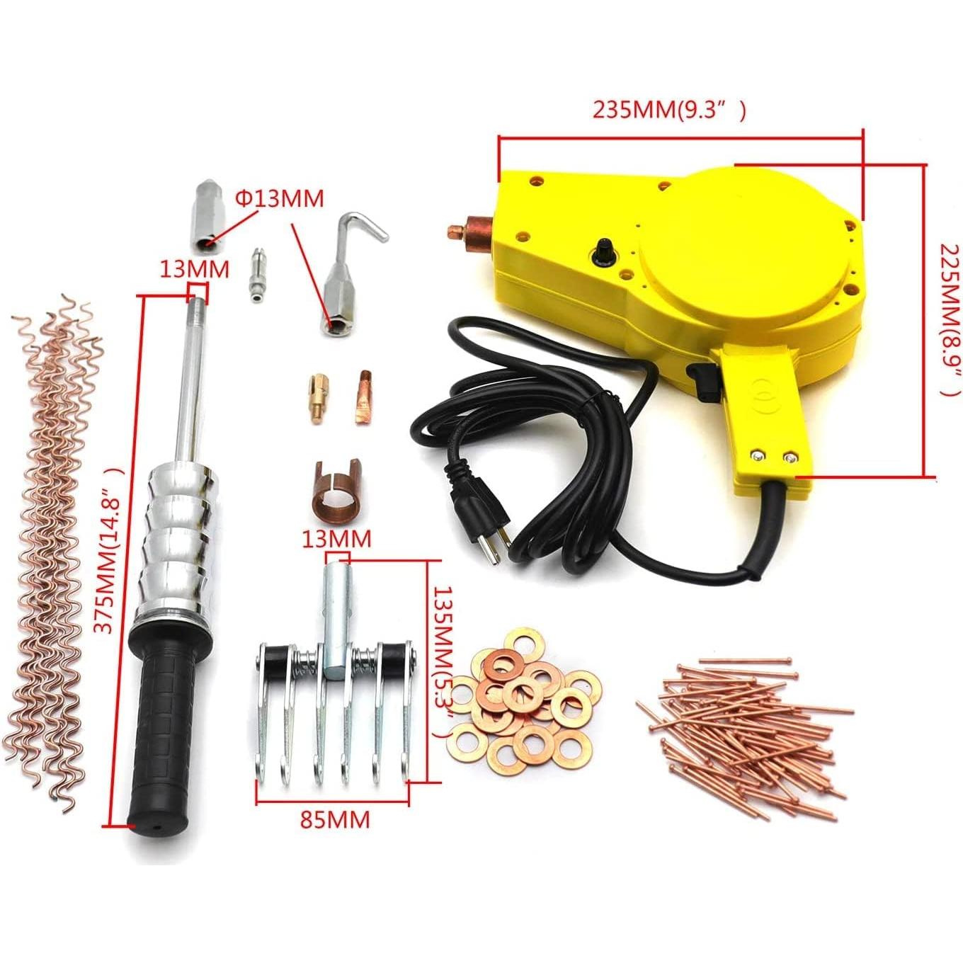 Kit Premium Soldador de Puntos XKMT 800VA para Autos