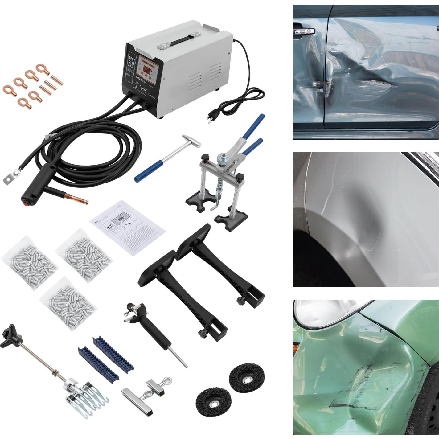 Extractor de Abolladuras AHULIN 3KW Soldador de Puntos 9000A