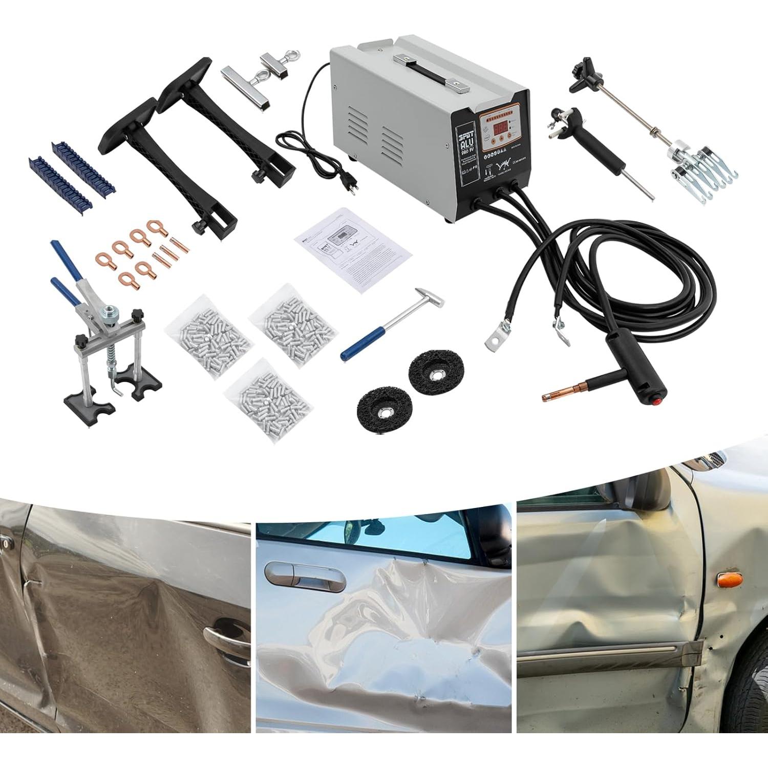 Extractor de Abolladuras AHULIN 3KW Soldador de Puntos 9000A