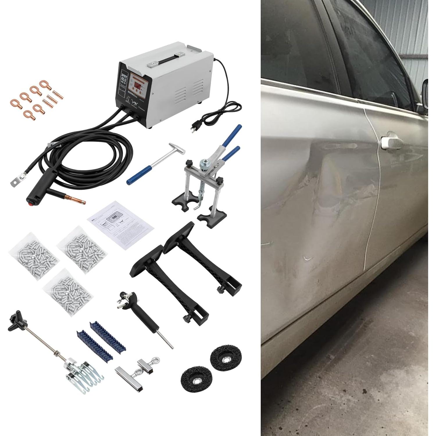 Extractor de Abolladuras AHULIN 3KW Soldador de Puntos 9000A