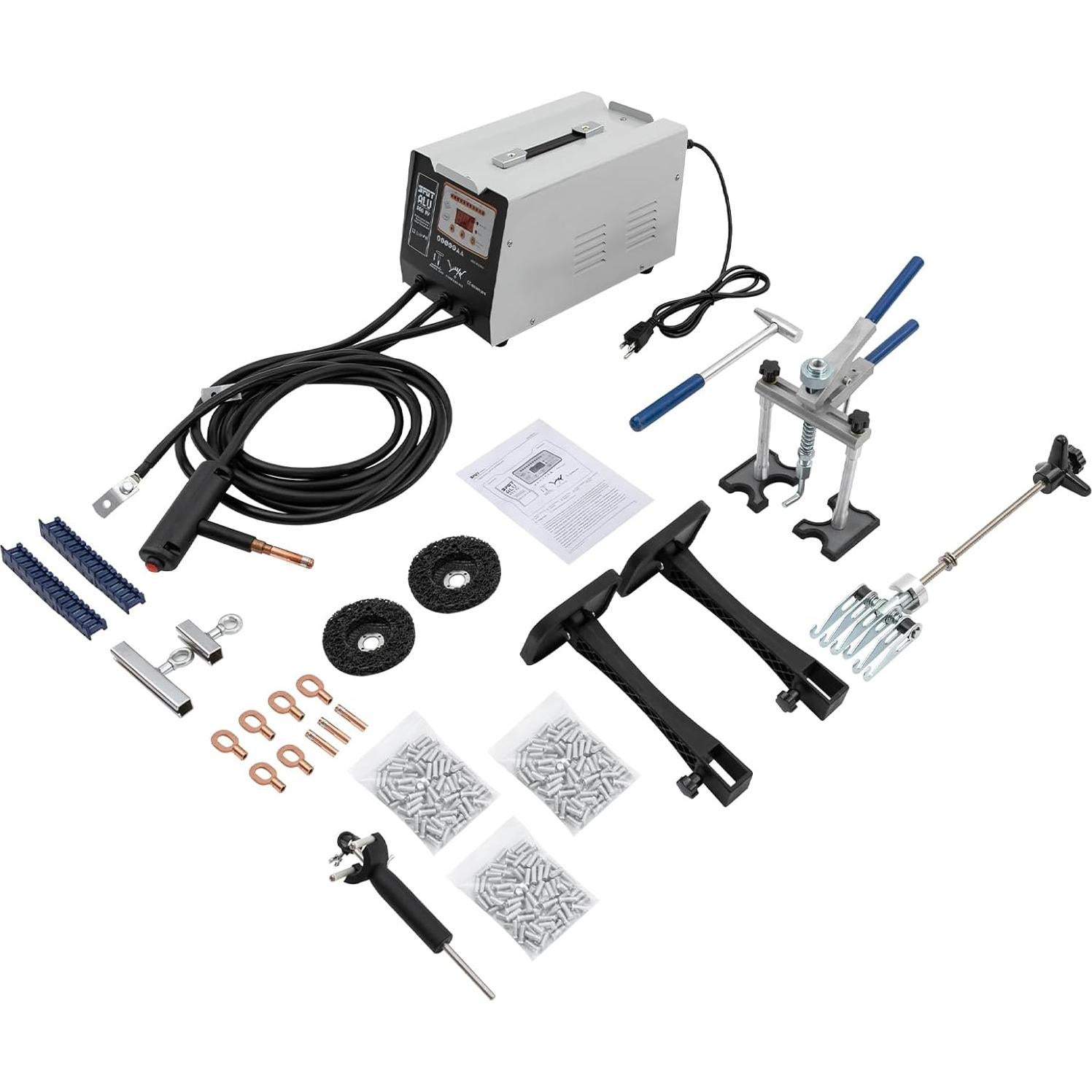 Extractor de Abolladuras AHULIN 3KW Soldador de Puntos 9000A