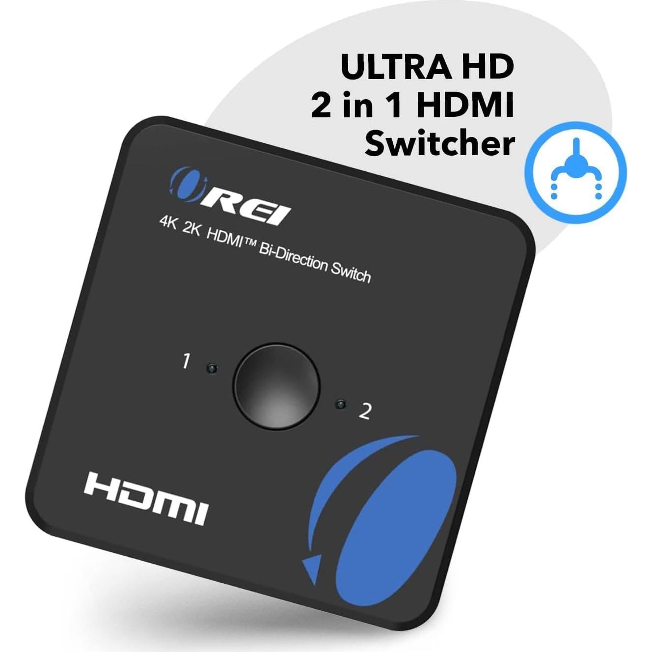OREI Interruptor HDMI 4K Bi Direccional UHDS-212 2x1