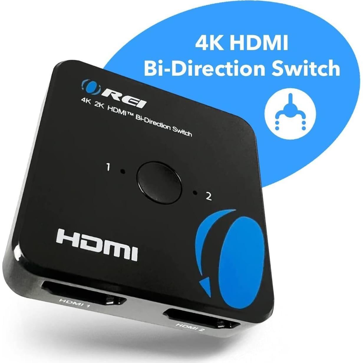 OREI Interruptor HDMI 4K Bi Direccional UHDS-212 2x1