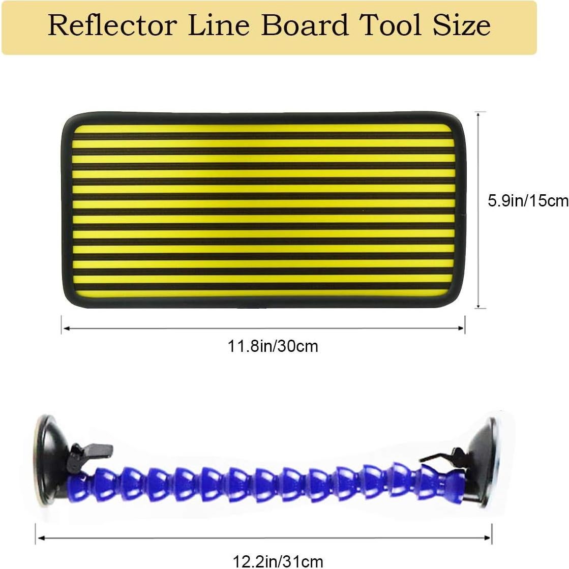 Tablero Reflector Amarillo WHDZ para Reparación de Abolladuras