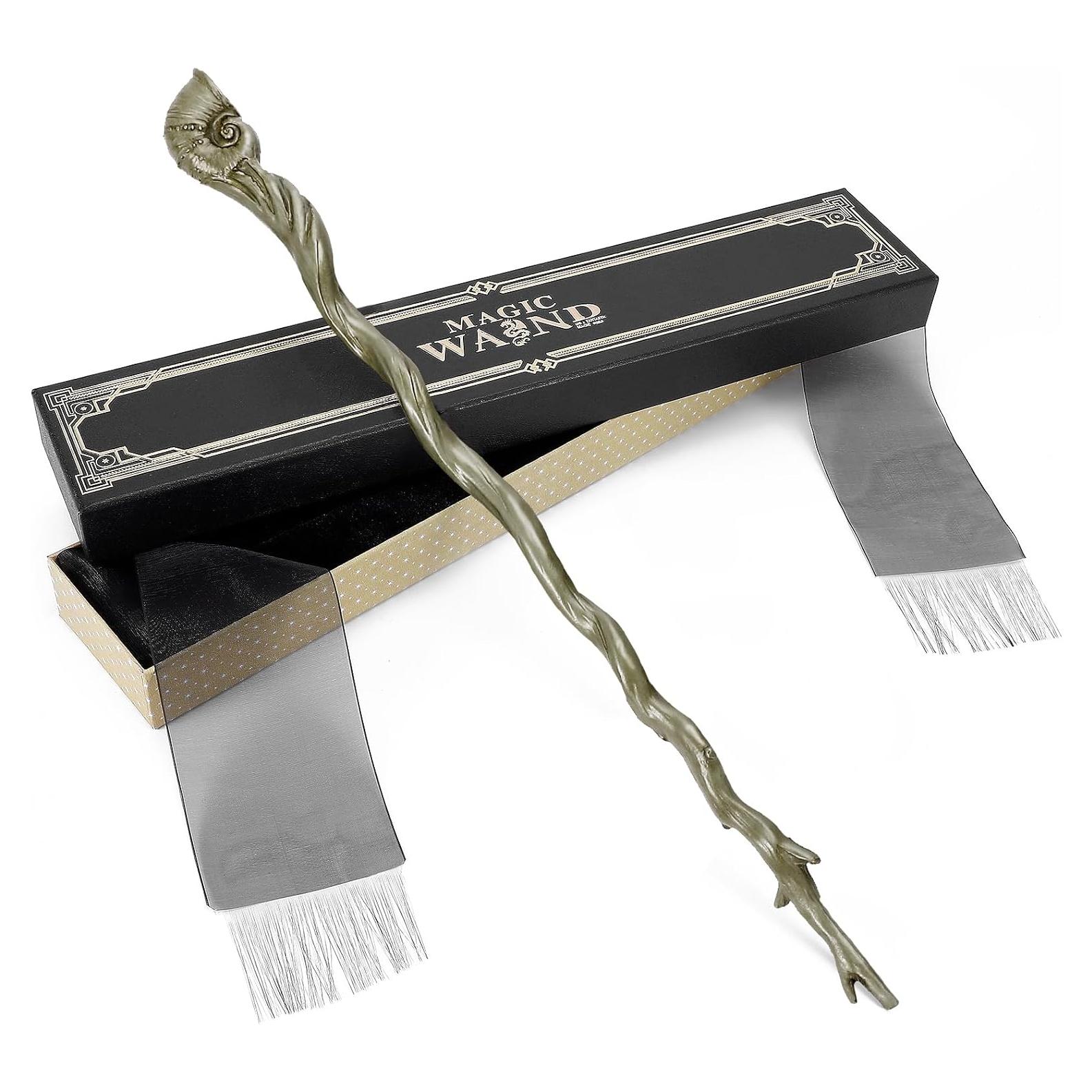 Varita mágica EnrichFun con libro de hechizos y caja