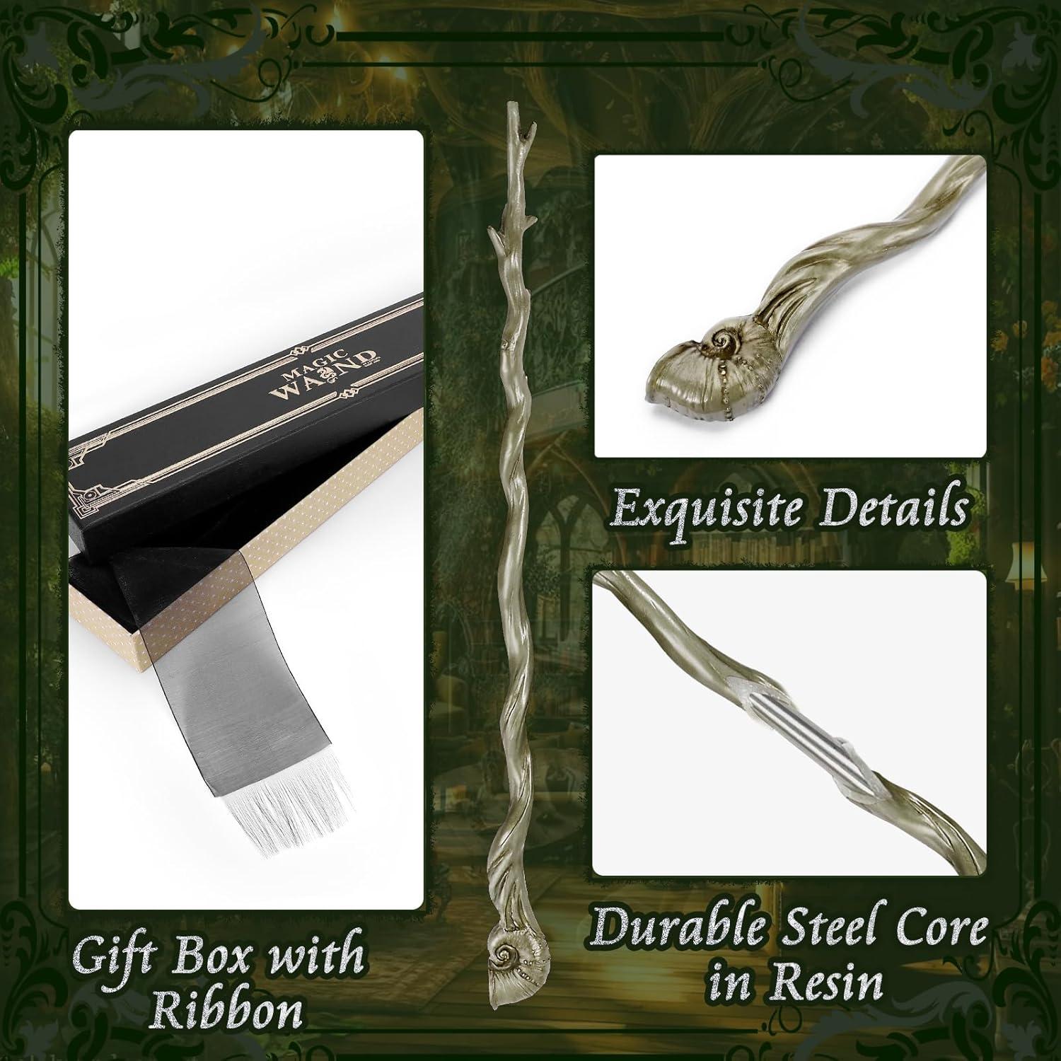 Varita mágica EnrichFun con libro de hechizos y caja