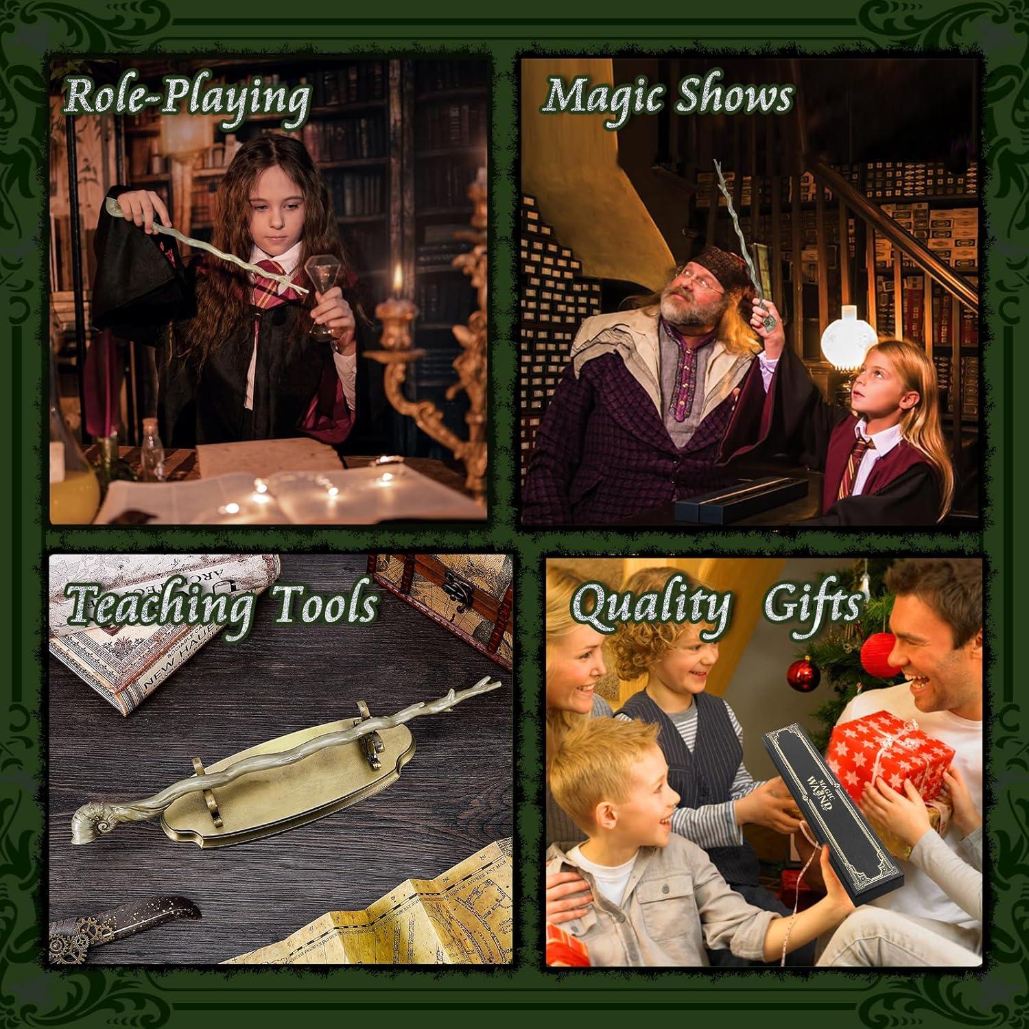 Varita mágica EnrichFun con libro de hechizos y caja