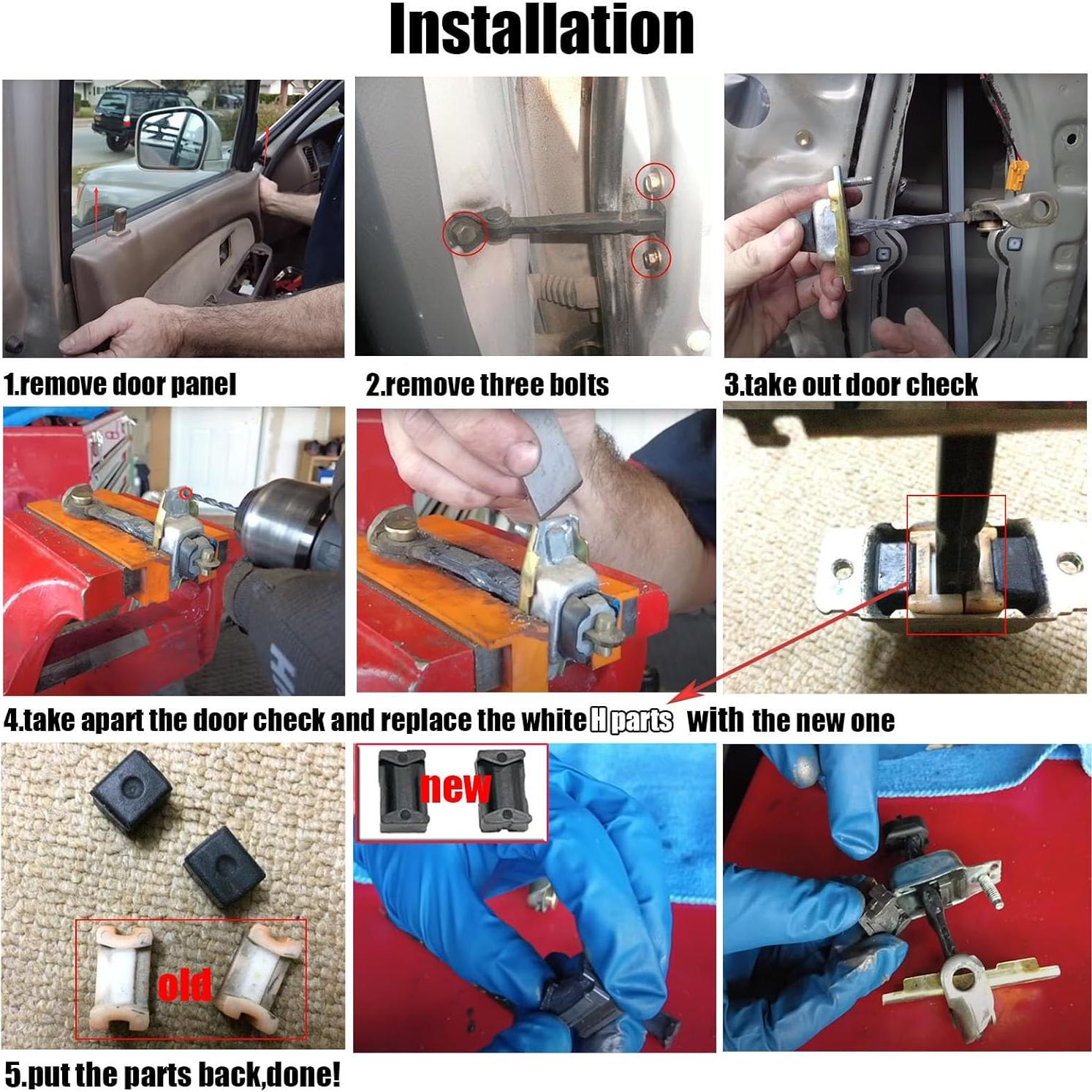 Kit de Reparación de Parada de Puerta AUTOXBERT para Nissan y Toyota