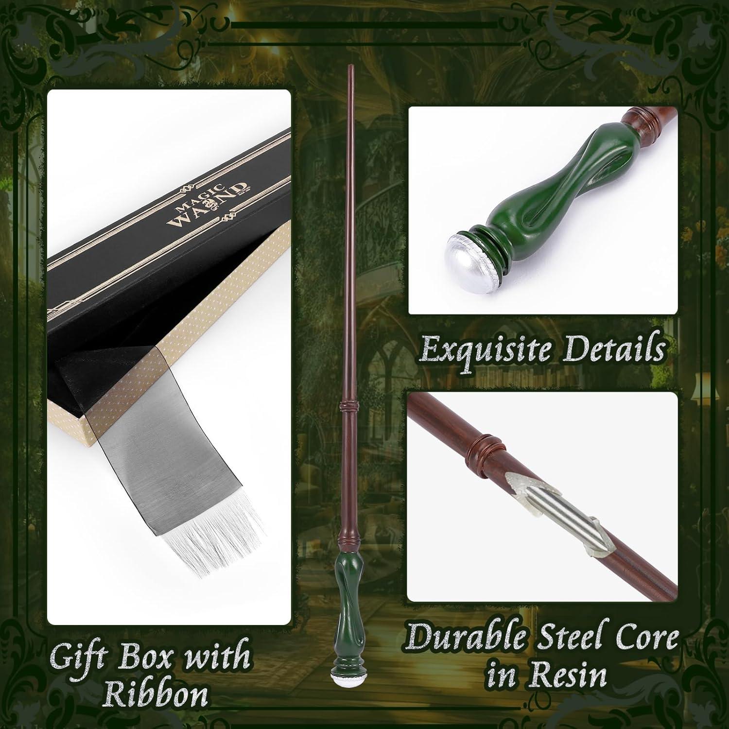 Varita mágica EnrichFun con libro de hechizos y caja