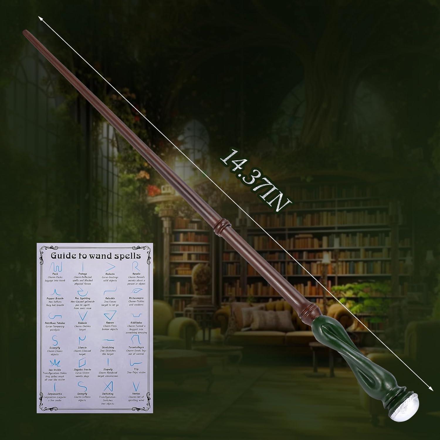 Varita mágica EnrichFun con libro de hechizos y caja