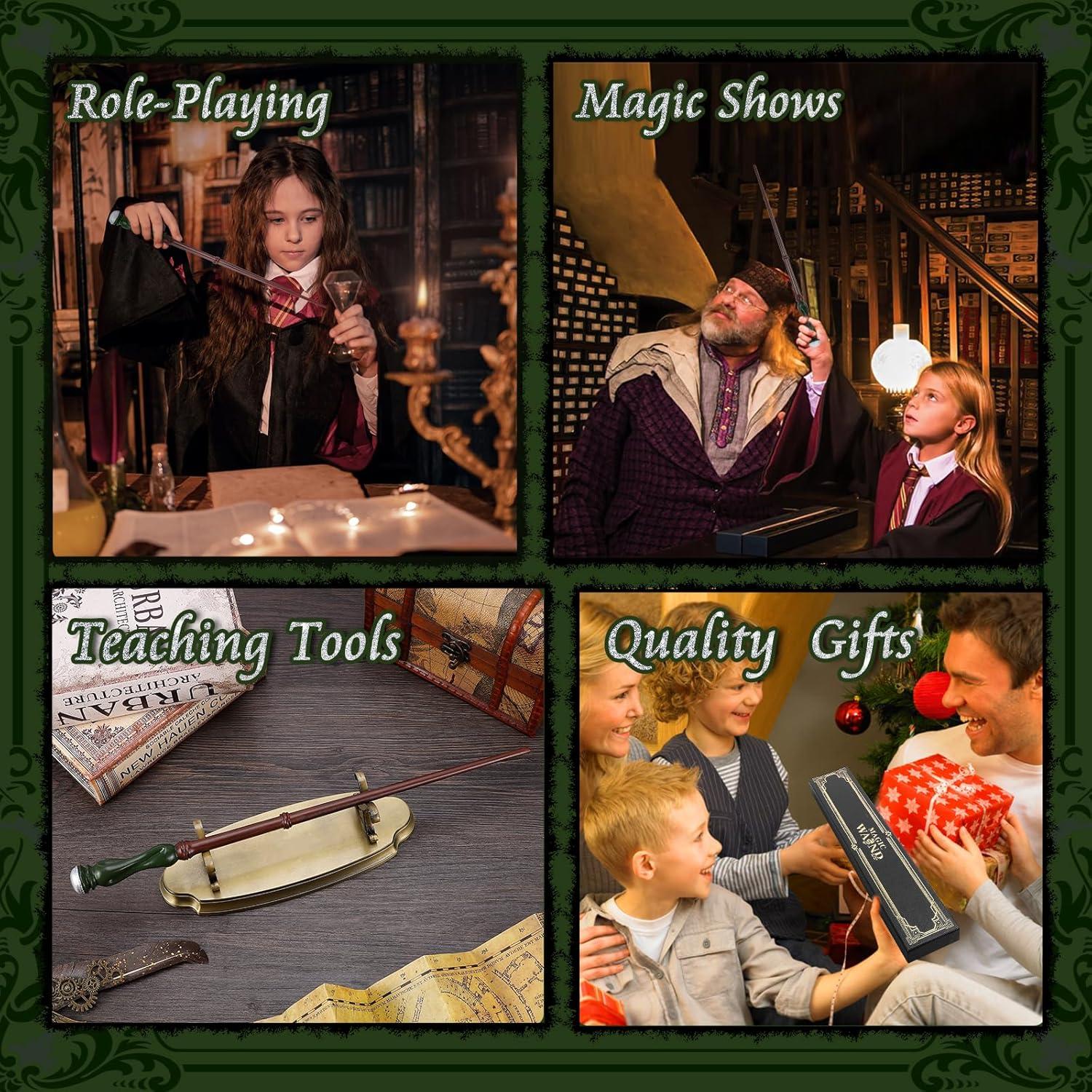 Varita mágica EnrichFun con libro de hechizos y caja