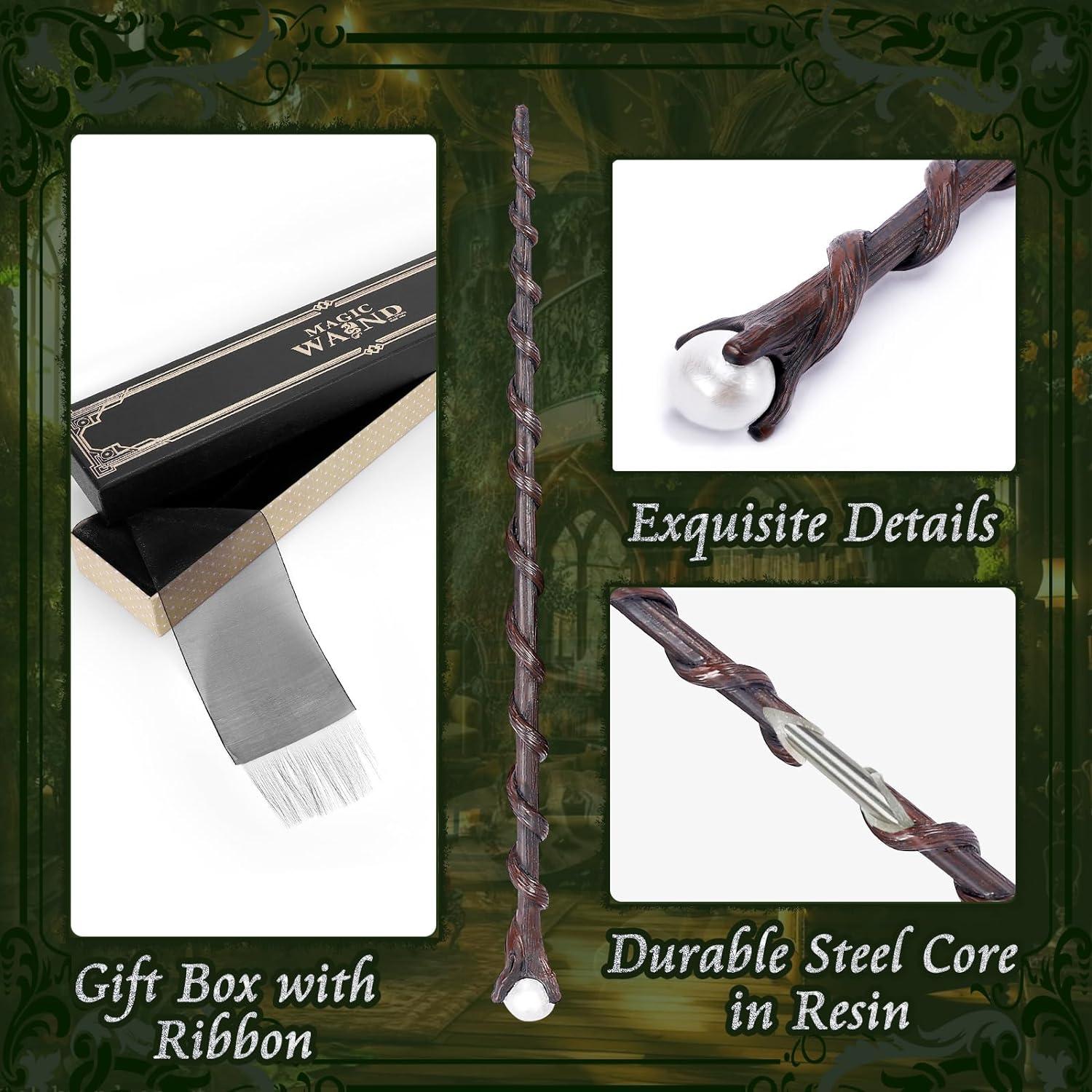 Varita mágica EnrichFun con perla y libro de hechizos