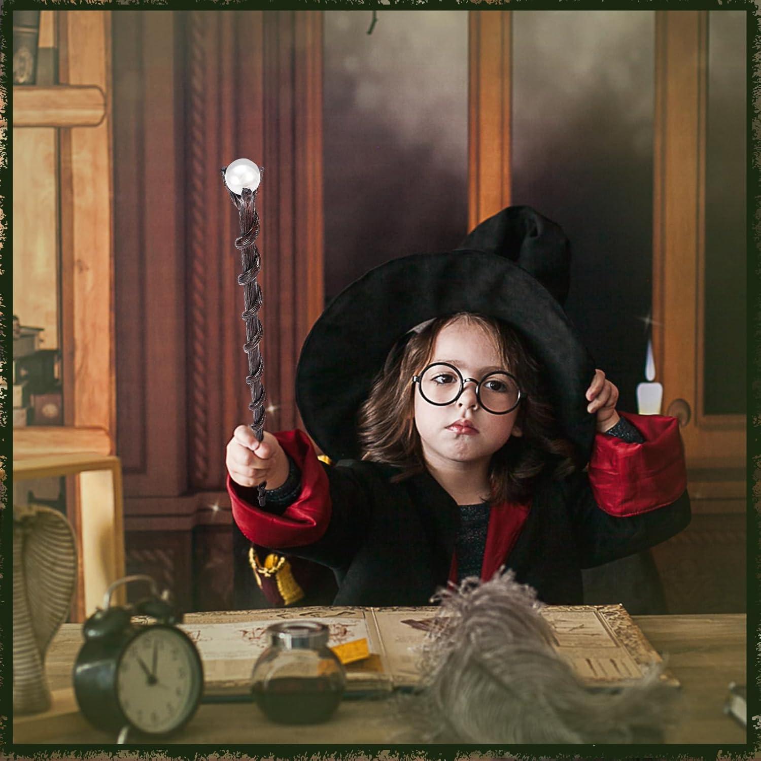 Varita mágica EnrichFun con perla y libro de hechizos