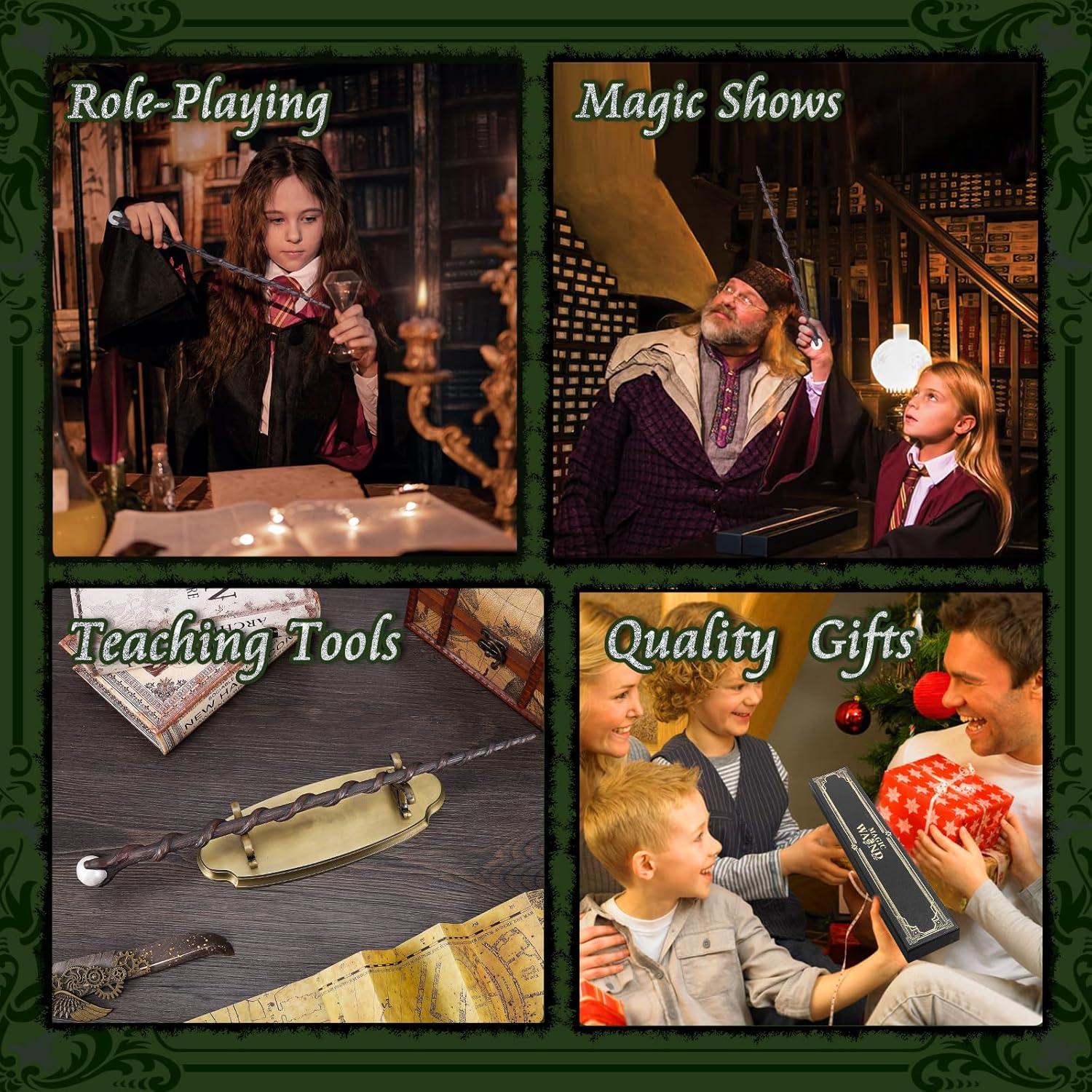 Varita mágica EnrichFun con perla y libro de hechizos