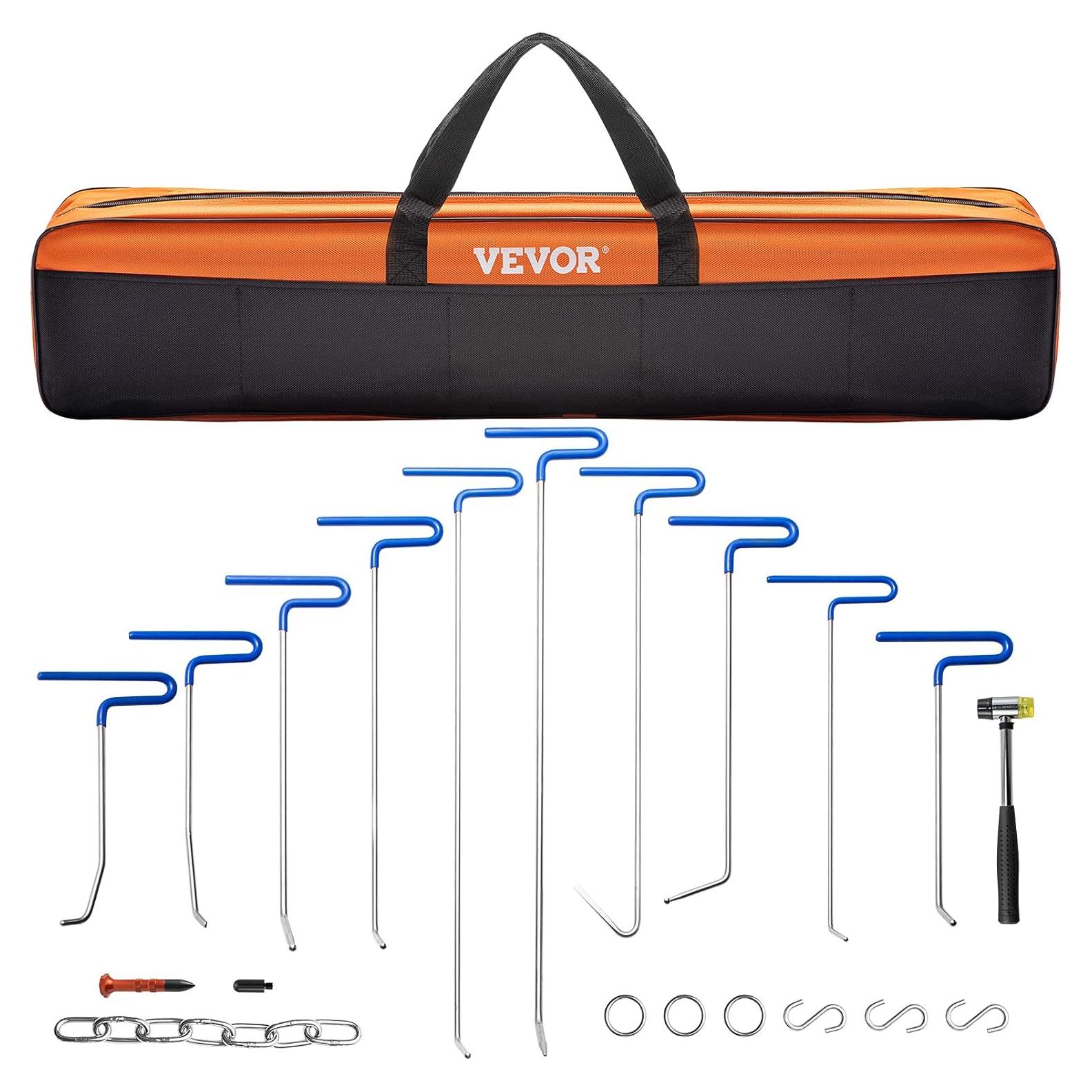Kit de Eliminación de Abolladuras VEVOR 20 Piezas Acero Inoxidable