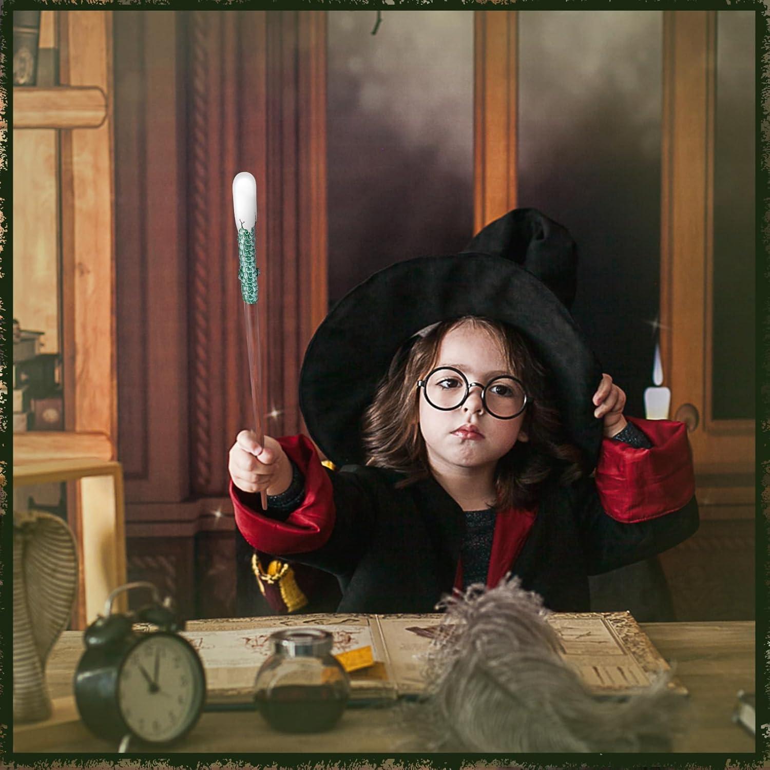 Varita mágica EnrichFun con diseño de dragón y libro de hechizos