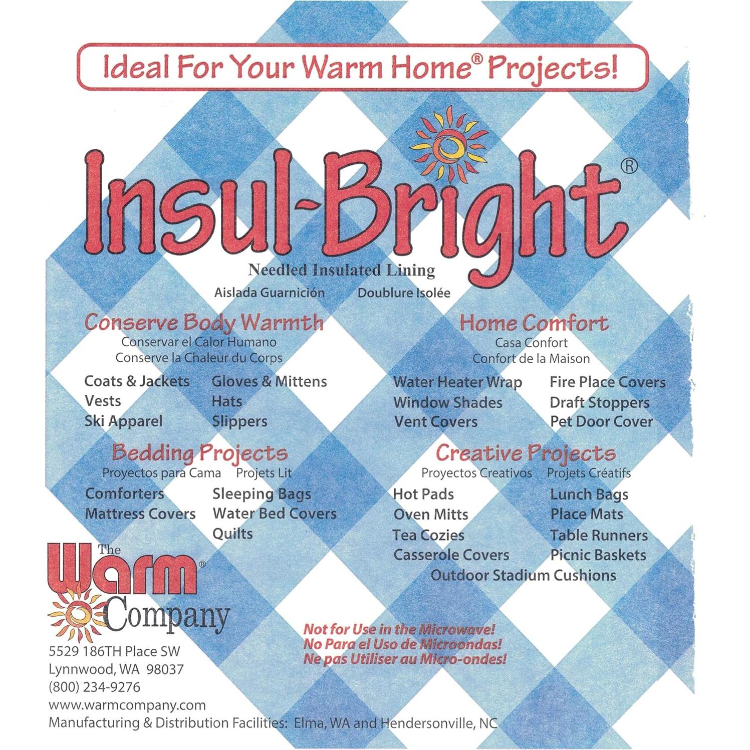 Forro Aislante Insul-Bright Compañía Cálida 57 cm x 1 m