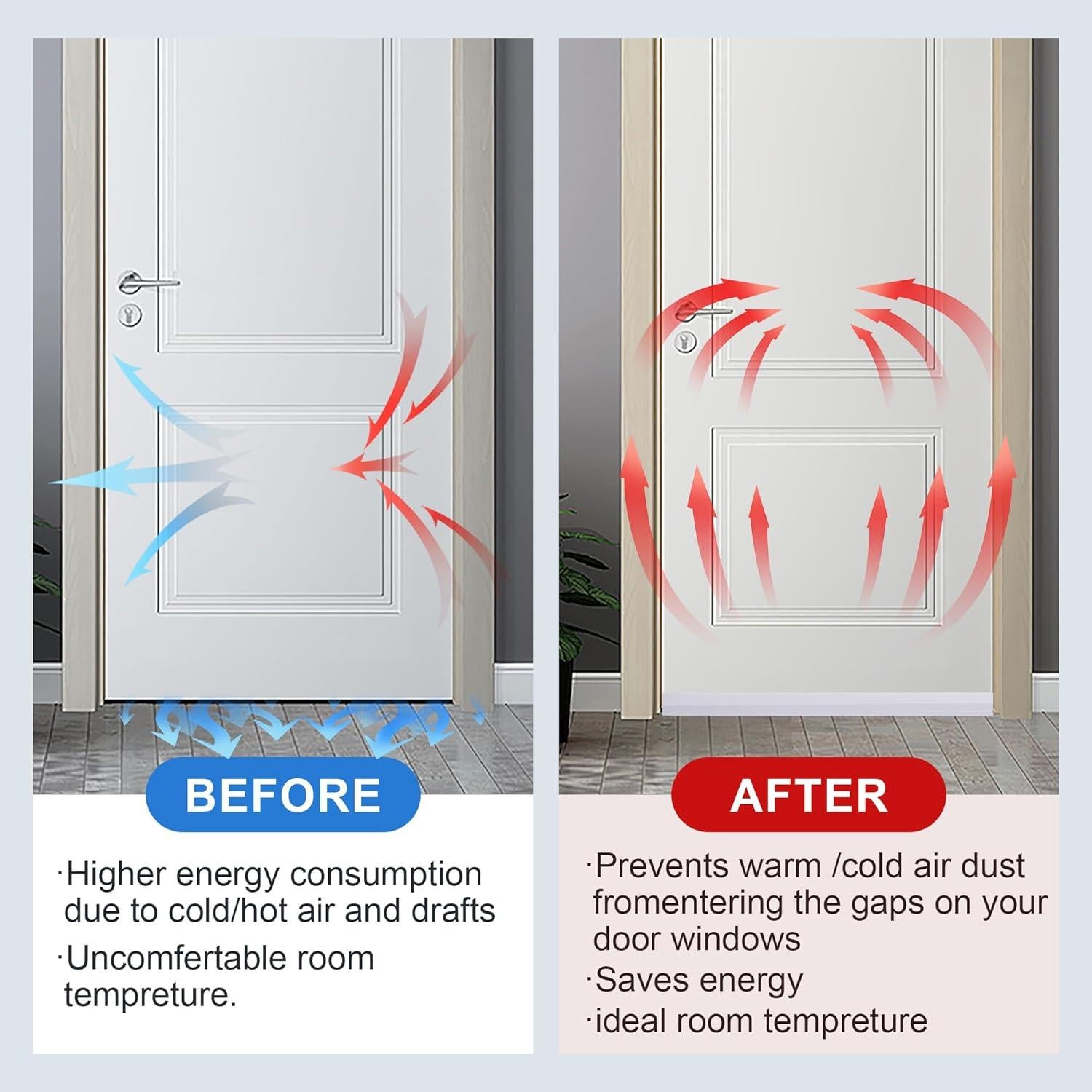 Tira de Sello Adhesiva moonoom 9 metros x 5 cm Aislamiento