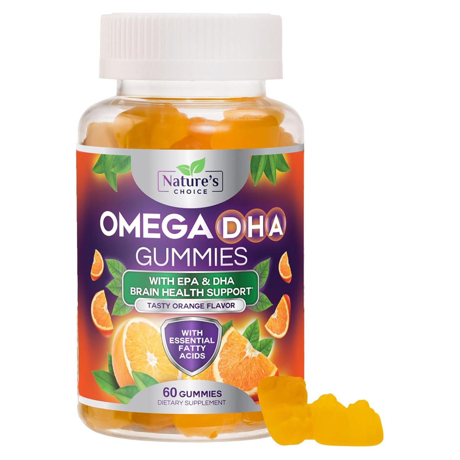 Gomitas Omega 3 de Aceite de Pescado Naturaleza 60 Unidades