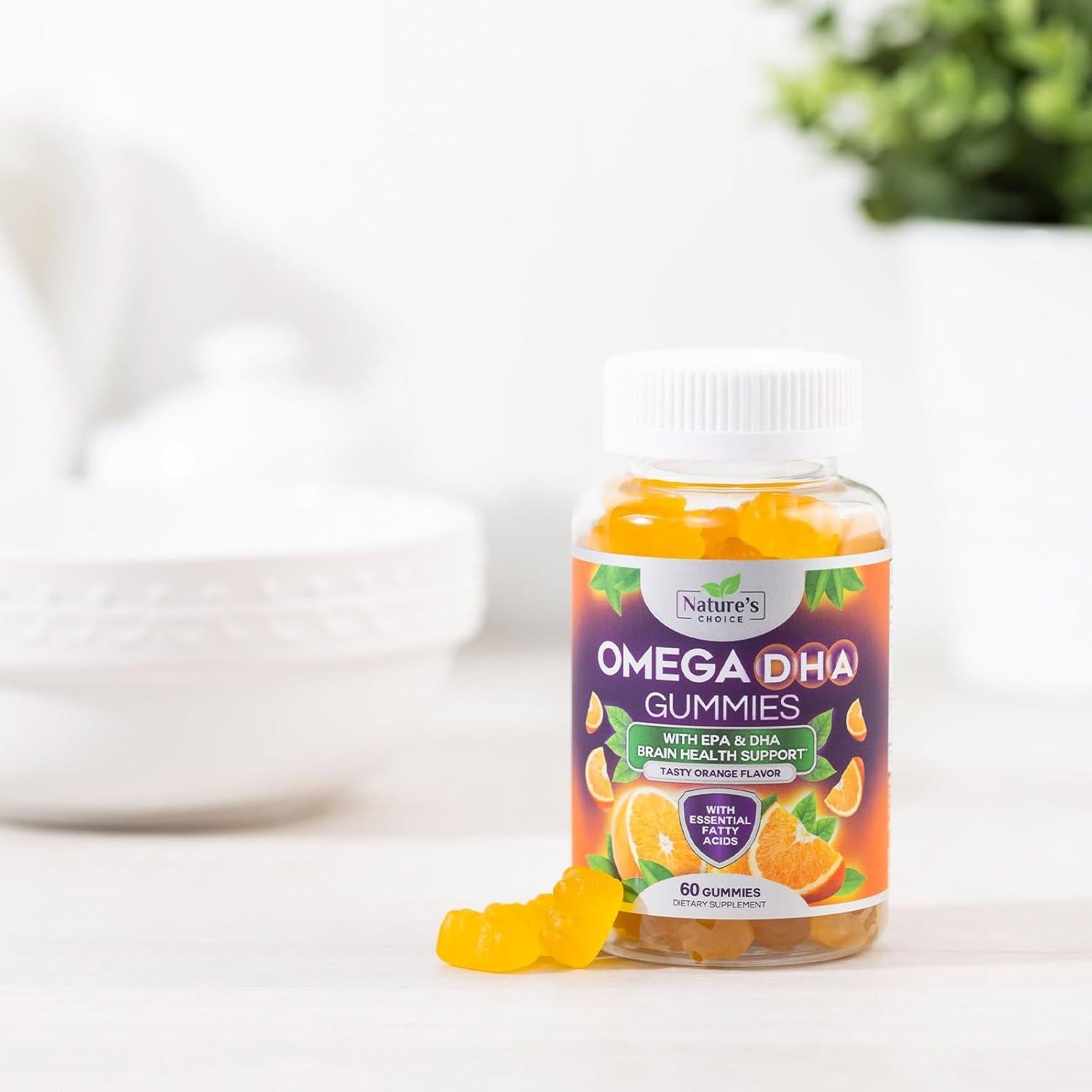 Gomitas Omega 3 de Aceite de Pescado Naturaleza 60 Unidades