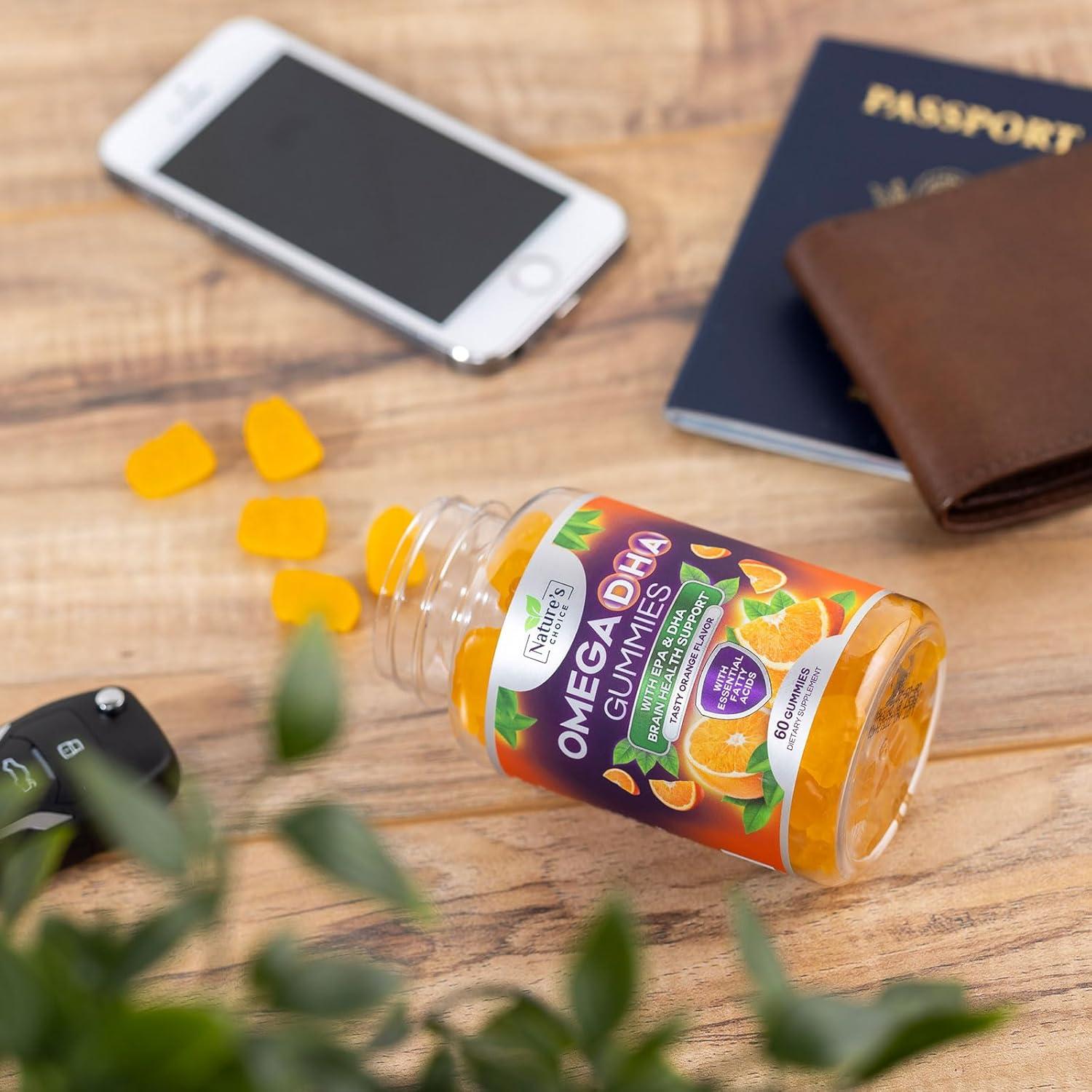 Gomitas Omega 3 de Aceite de Pescado Naturaleza 60 Unidades