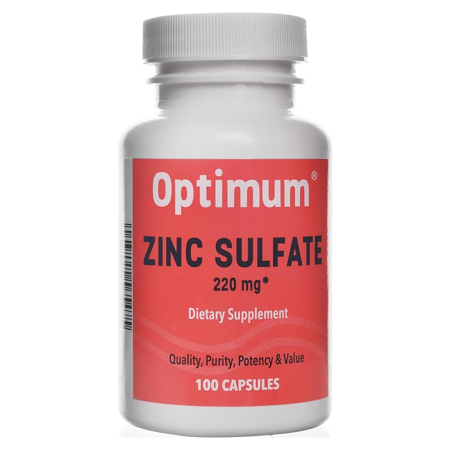 Sulfato de Zinc 220 mg Magno-Humphries 100 Cápsulas Suplemento