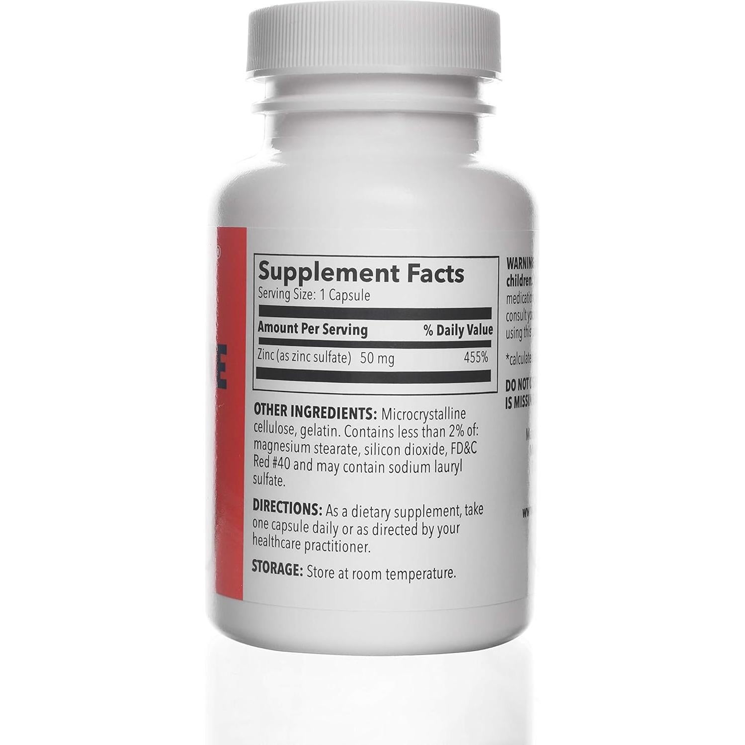 Sulfato de Zinc 220 mg Magno-Humphries 100 Cápsulas Suplemento