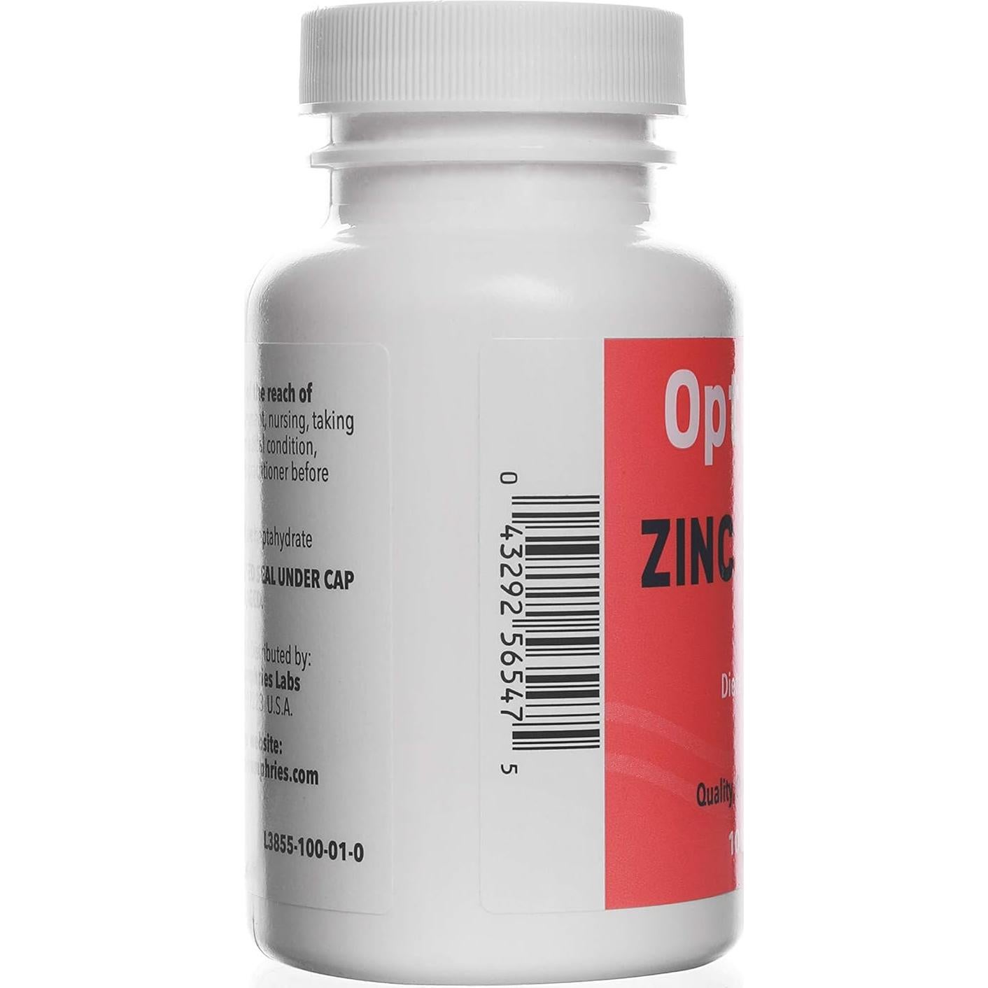 Sulfato de Zinc 220 mg Magno-Humphries 100 Cápsulas Suplemento