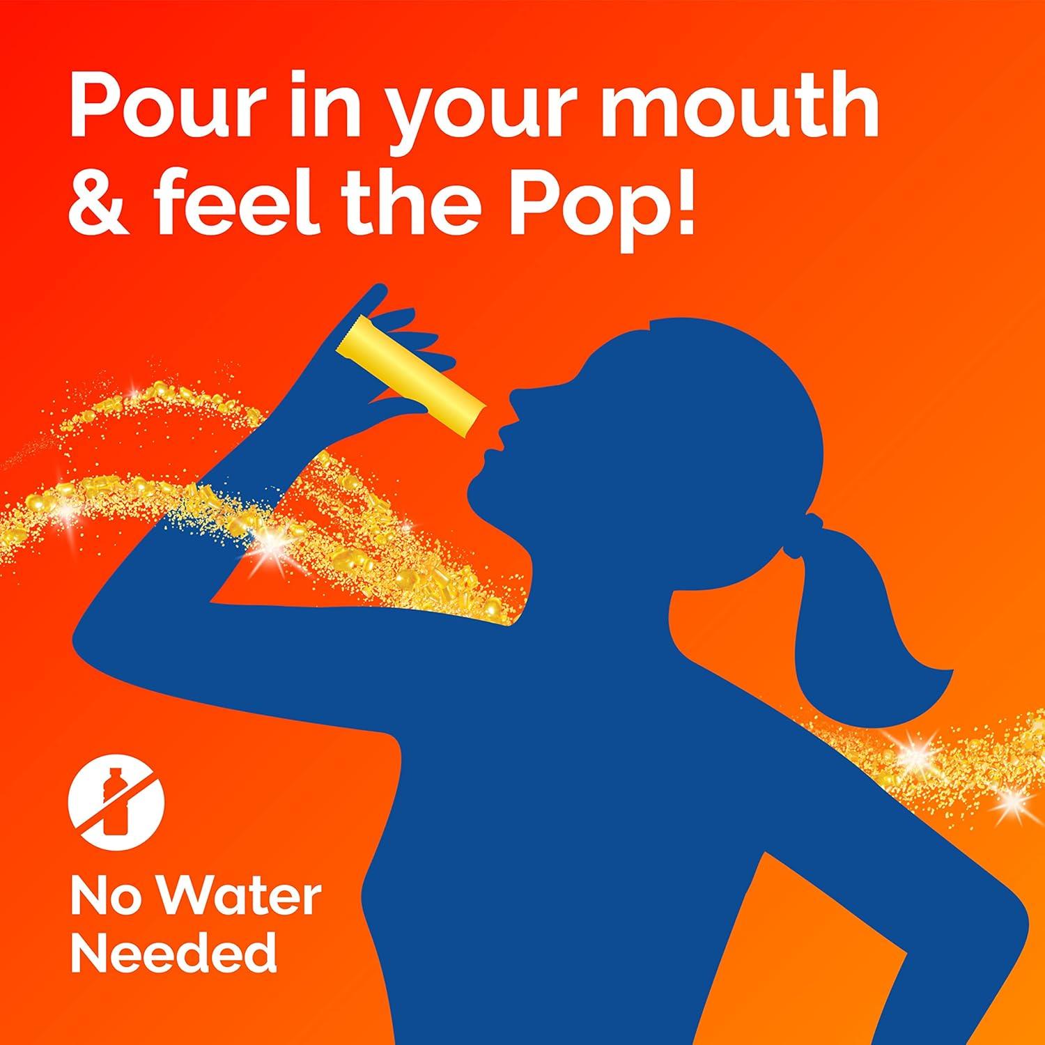 Cristales Emergen-C 56 Stick Vitalidad Naranja Vitamina C Zinc