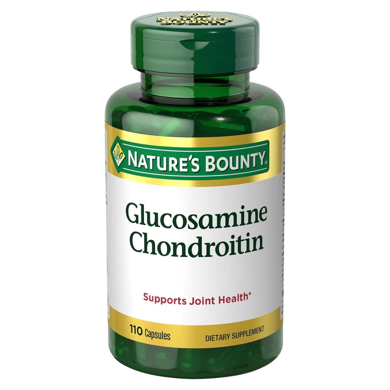 Suplemento de Glucosamina y Condroitina Nature's Bounty 110 Cápsulas