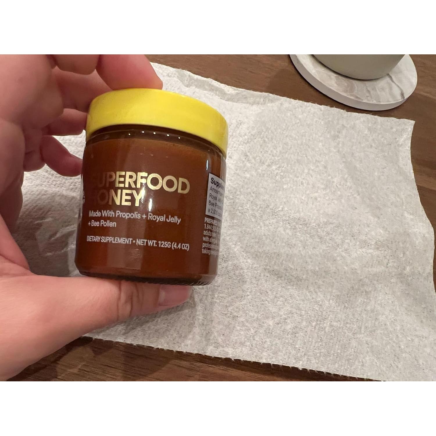 Miel Superfood Beekeeper's Naturals 124.74 g - Jalea Real, Polen, Propóleos