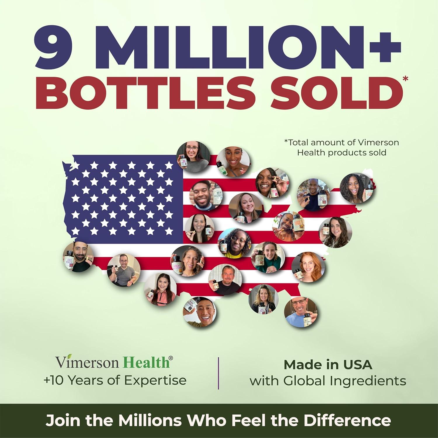 Suplemento Ginkgo Biloba y Cúrcuma Orgánica Vimerson 60 Cápsulas