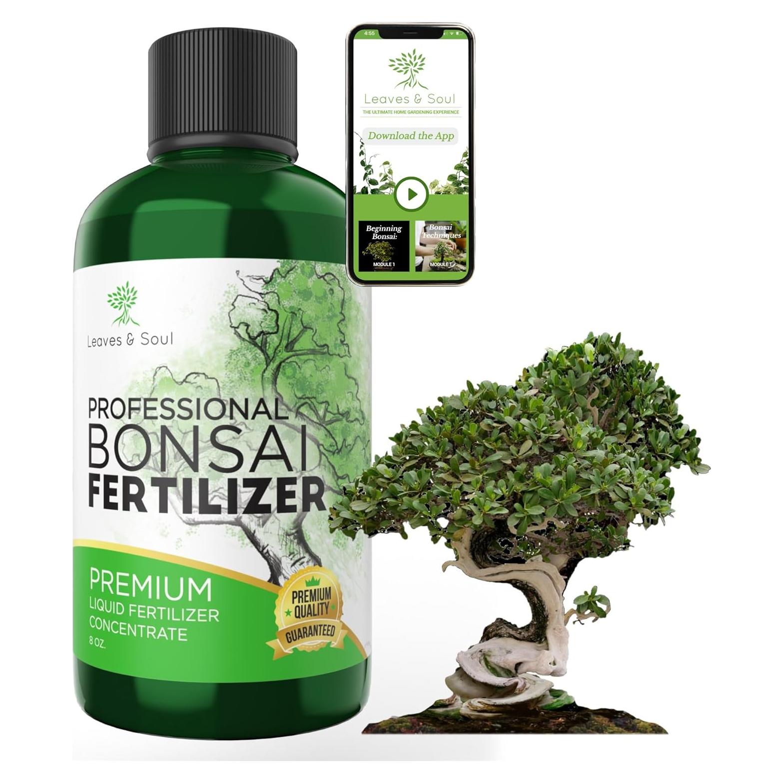 Fertilizante Líquido Bonsai Leaves and Soul 3-1-2 226.8 g