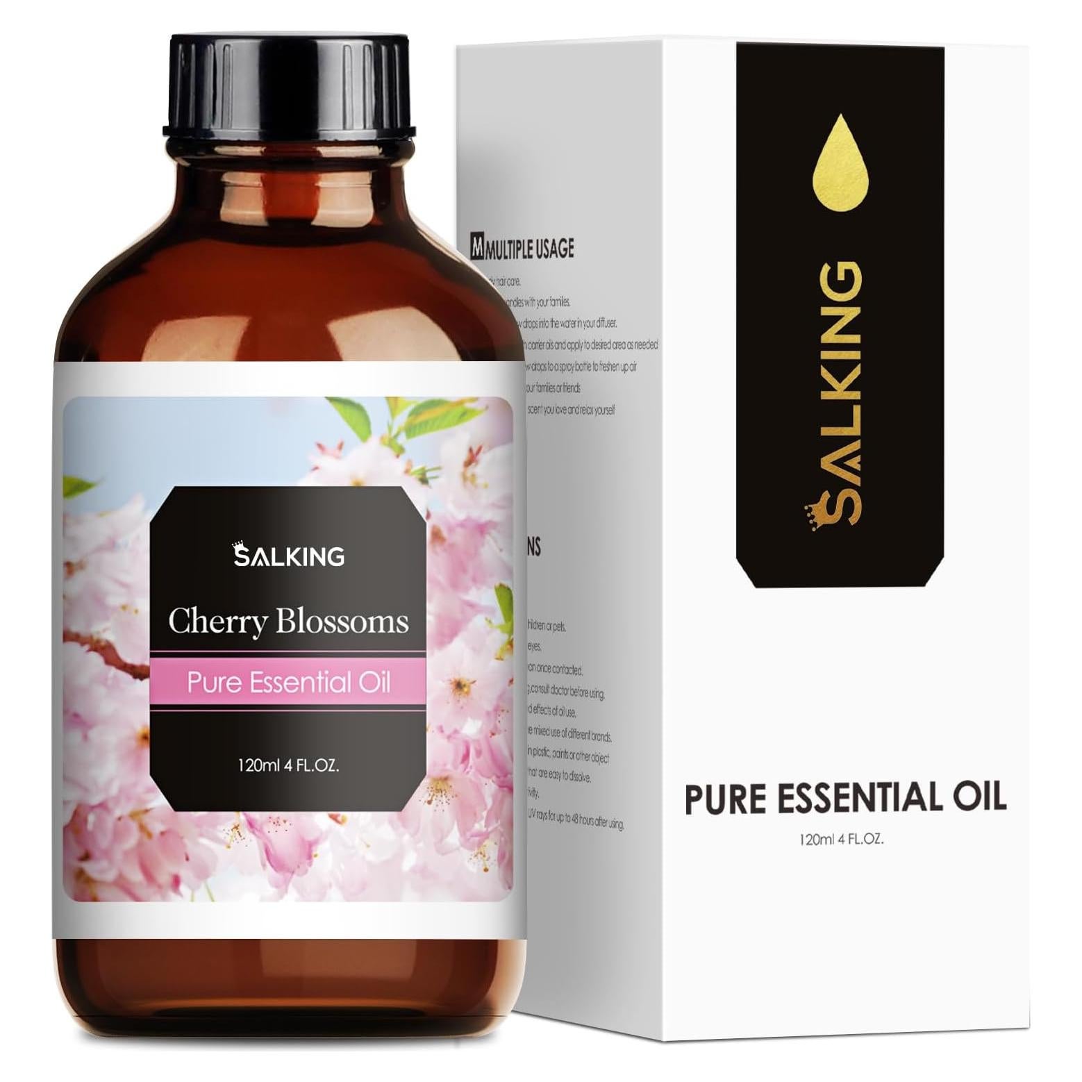 Aceite Esencial de Flor de Cerezo 120ml SALKING Aromaterapia