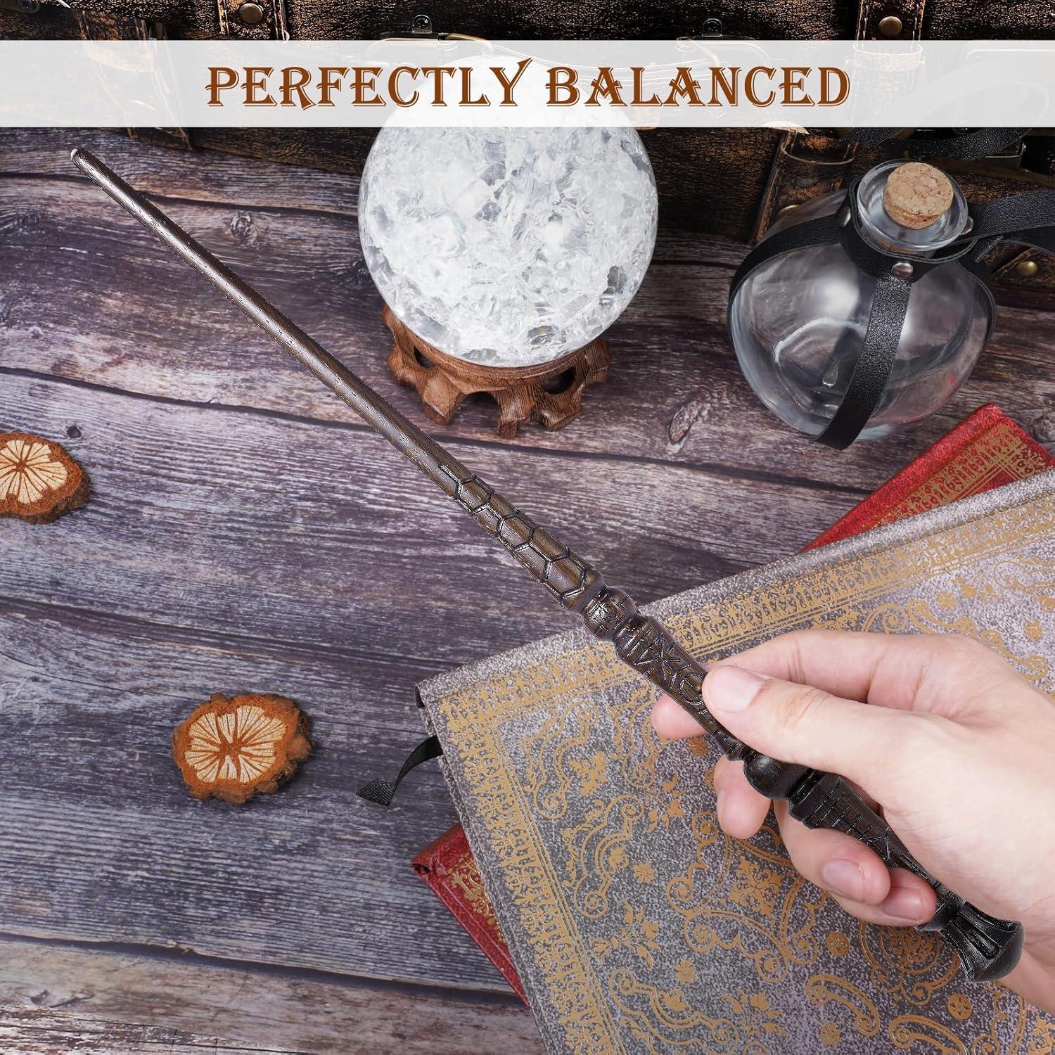 Varita Mágica de Madera CharmRegion Runa 36.8 cm para Niños