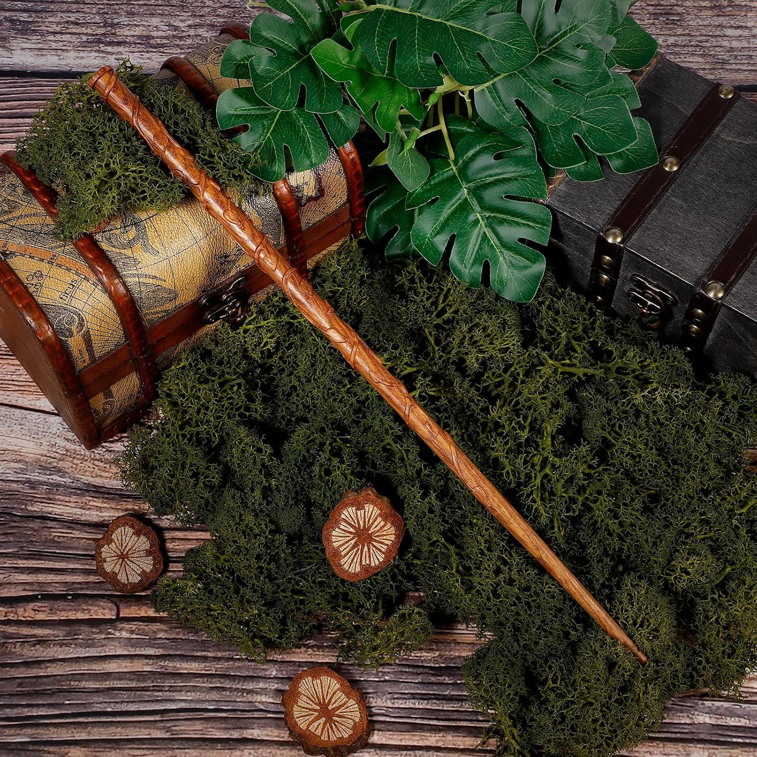 Varita Mágica de Madera CharmRegion Hoja 36.83 cm