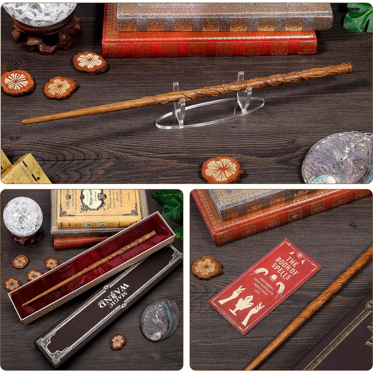 Varita Mágica de Madera CharmRegion Hoja 36.83 cm