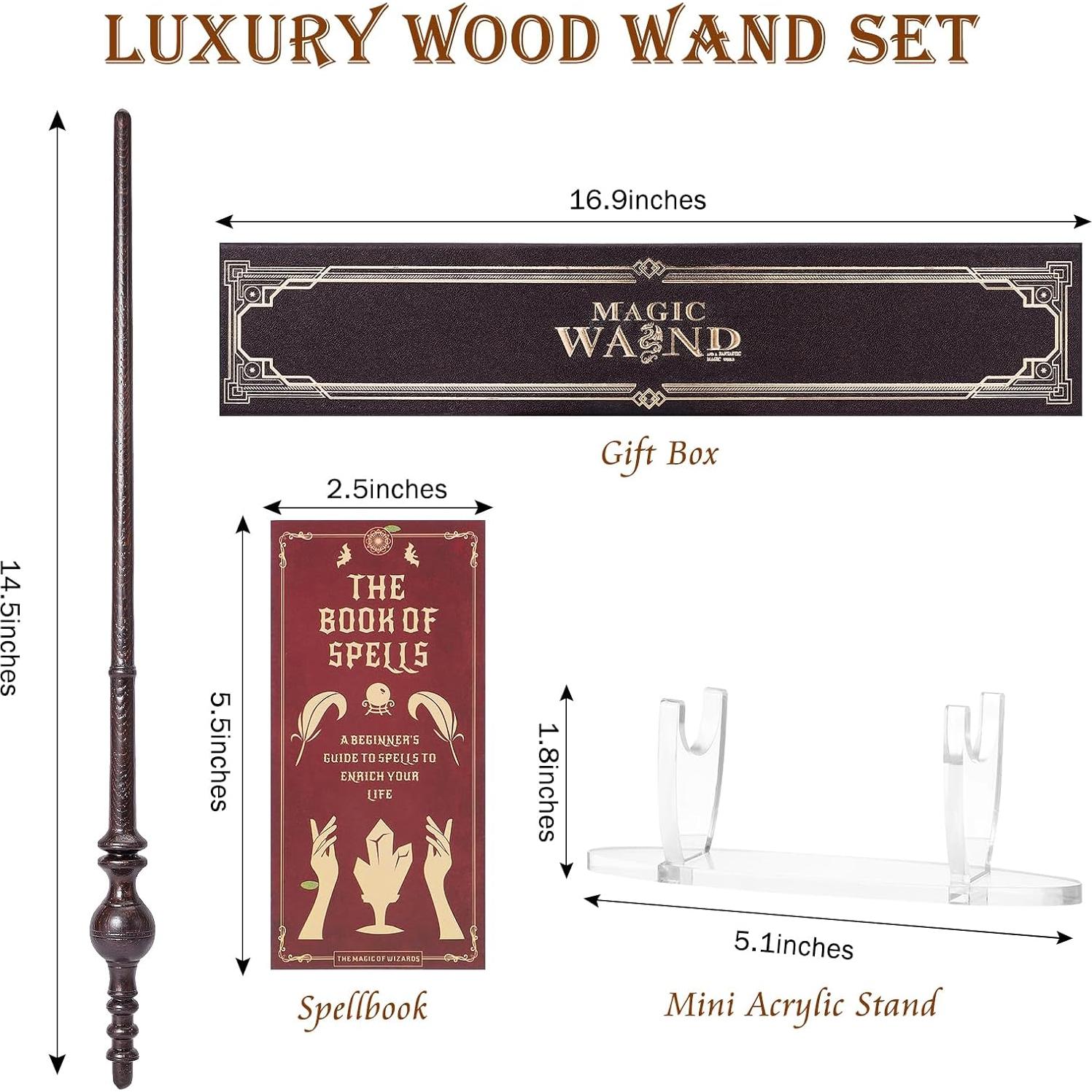 Varita Mágica de Madera CharmRegion 36.83 cm Esfera